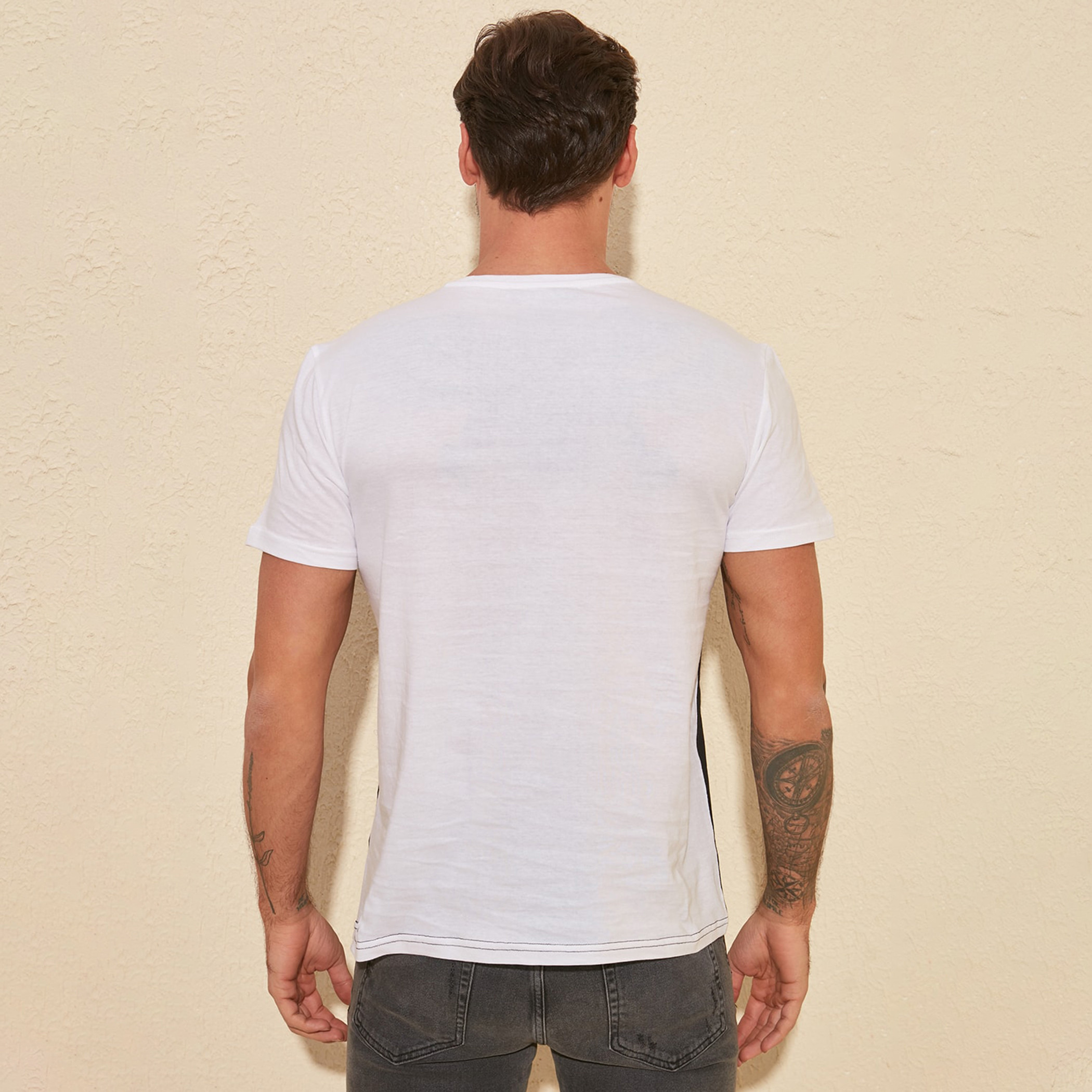 Trendyol Man Colour Block Crew Neck T-Shirt-men-clothing-tshirtsandpolos-tshirts-image-4