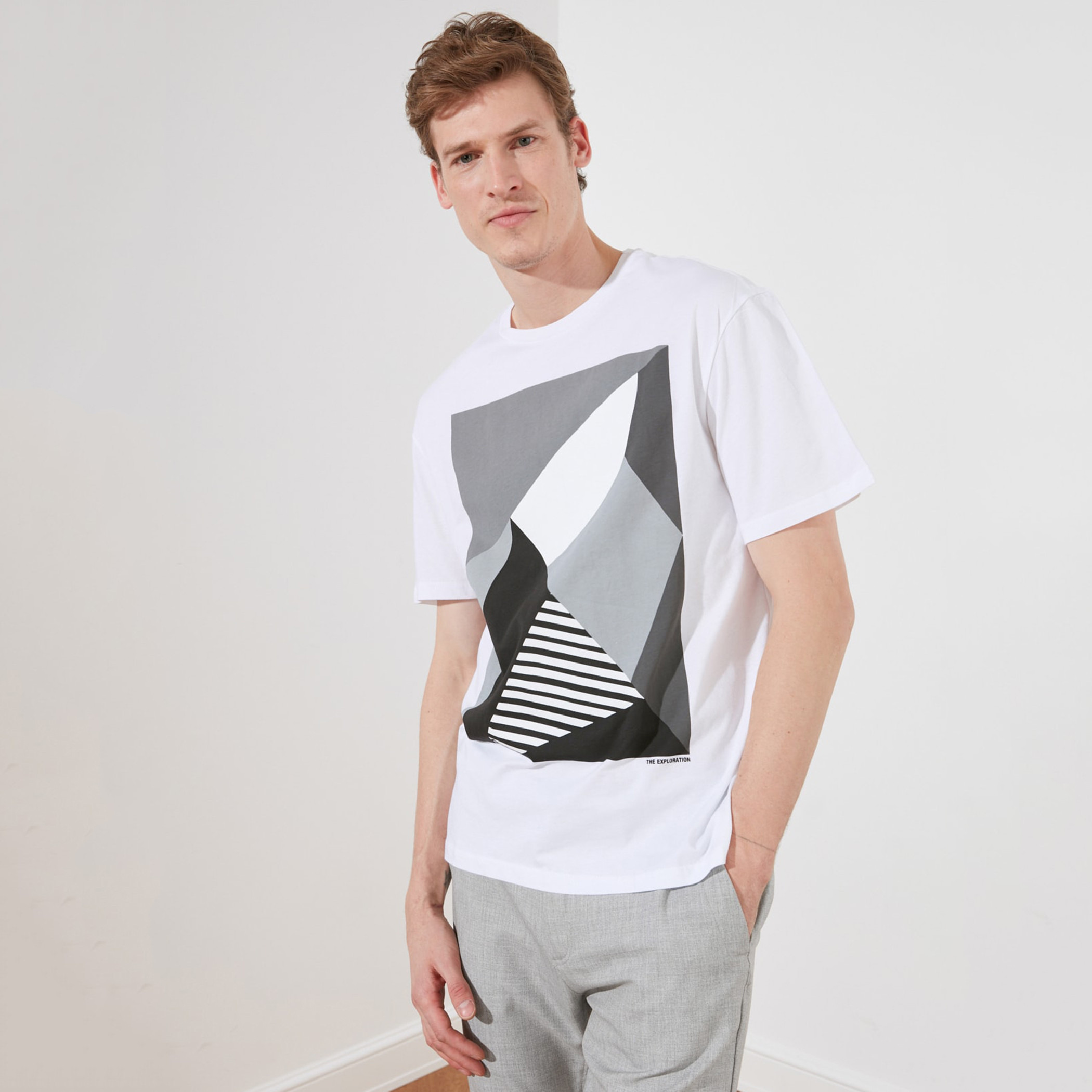 Trendyol Men Printed Crew Neck T-Shirt-men-clothing-tshirtsandpolos-tshirts-image-3
