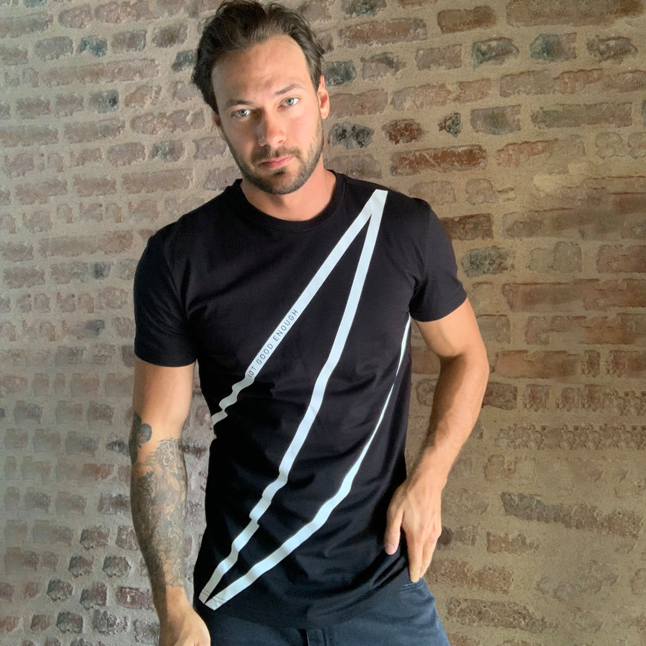 ترينديول أسود  تي شيرت-men-clothing-tshirtsandpolos-tshirts-image-2