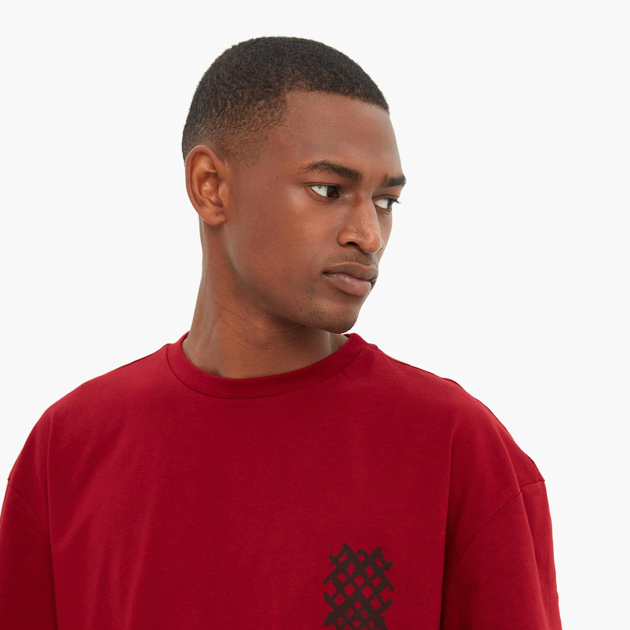 Trendyol MAN Printed Red Crew Neck T-Shirt-men-clothing-tshirtsandpolos-tshirts-image-3