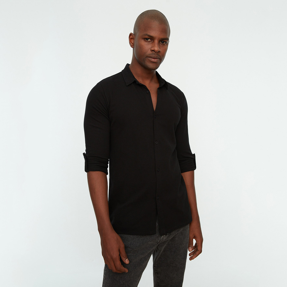 Mens store collared shirt