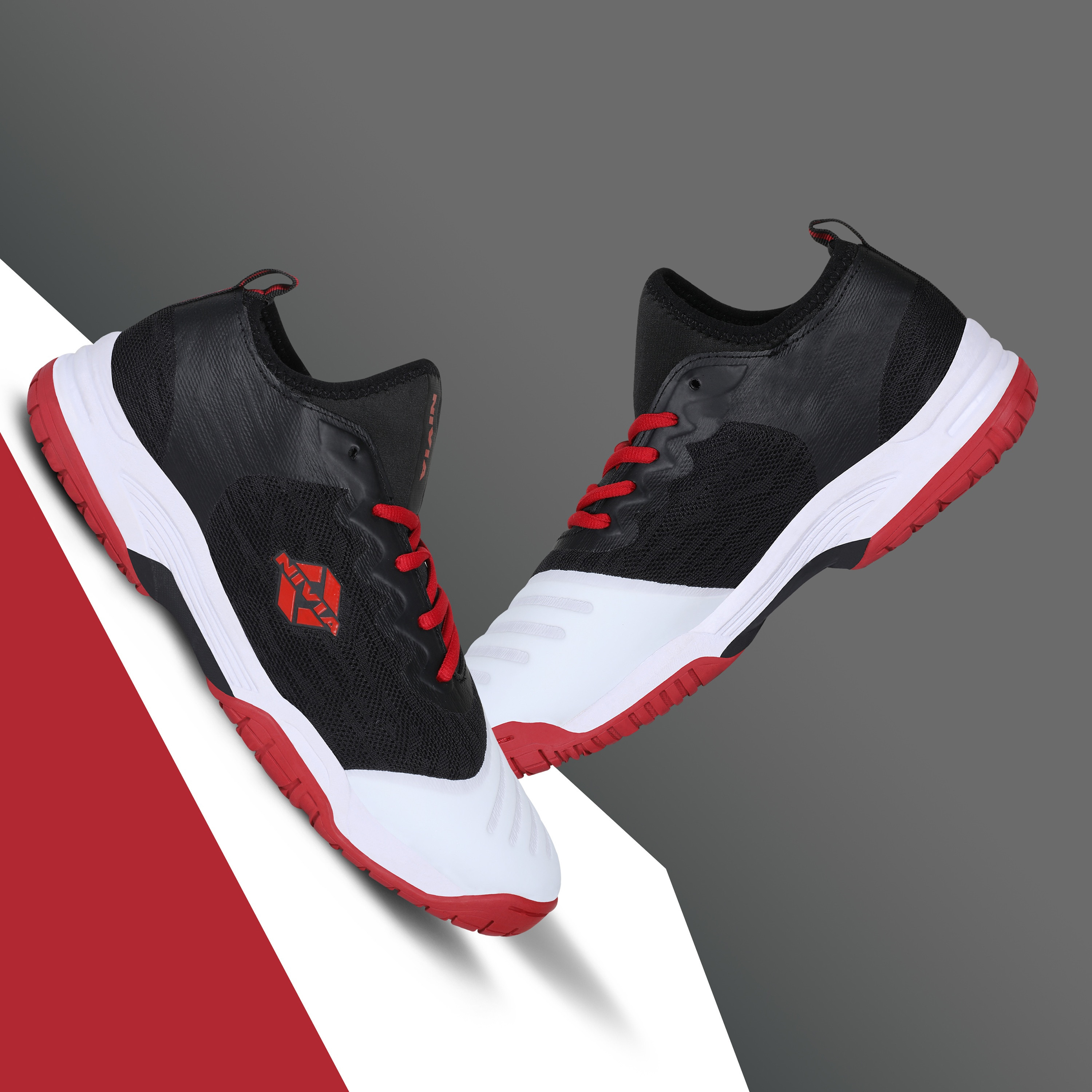 حذاء تنس من نيفيا زيل كورت 2.0 أسود للأطفال-sports-boys-shoes-image-10
