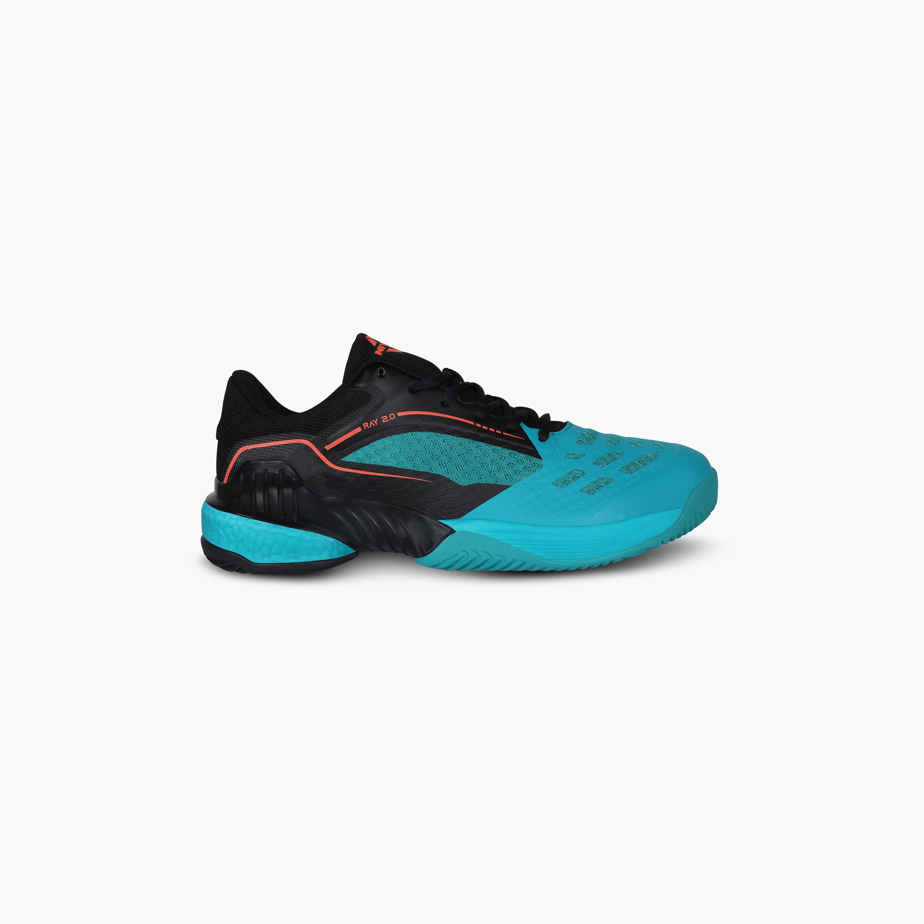 Nivia Ray 2.0, Turquoise/Black, Tennis Shoes-sports-men-shoes-image-4