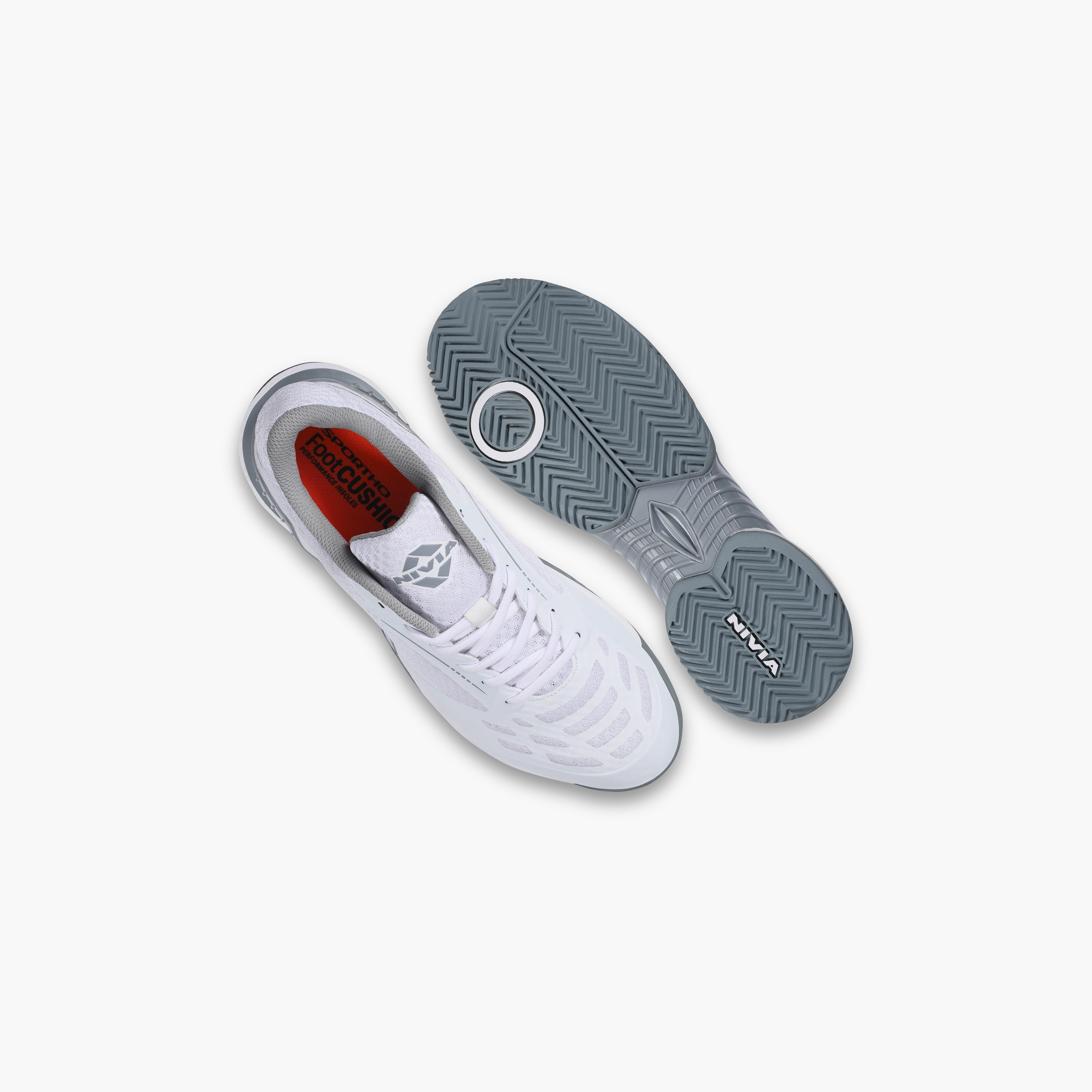 Nivia Ray 2.0 Kids, White, Tennis Shoes-sports-boys-shoes-image-9