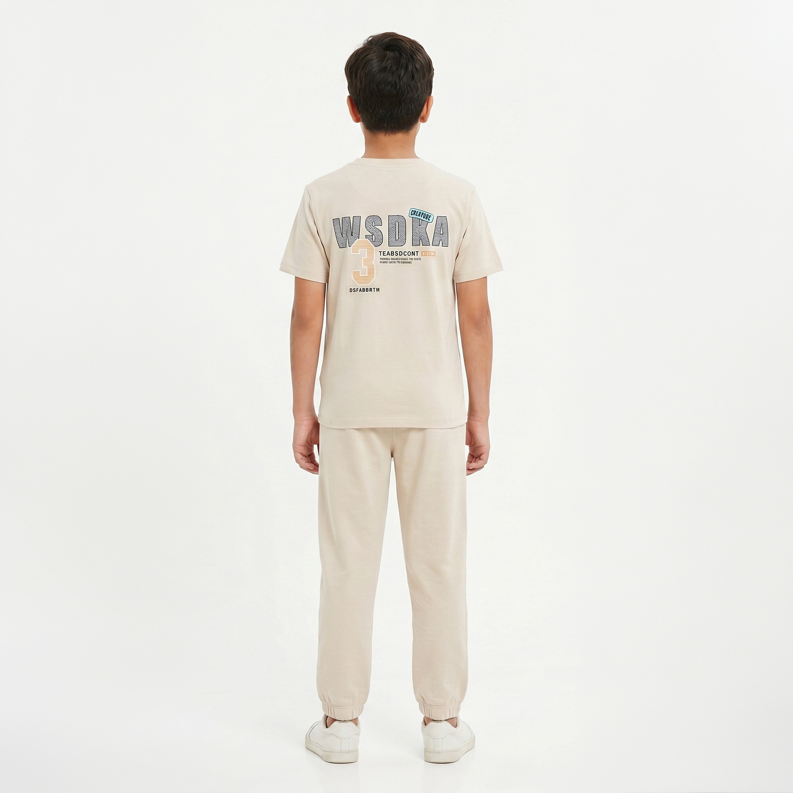 Cool & Cool Graphic Short Sleeves T-Shirt & Shorts Set-boys-clothing-setsandcoords-image-15