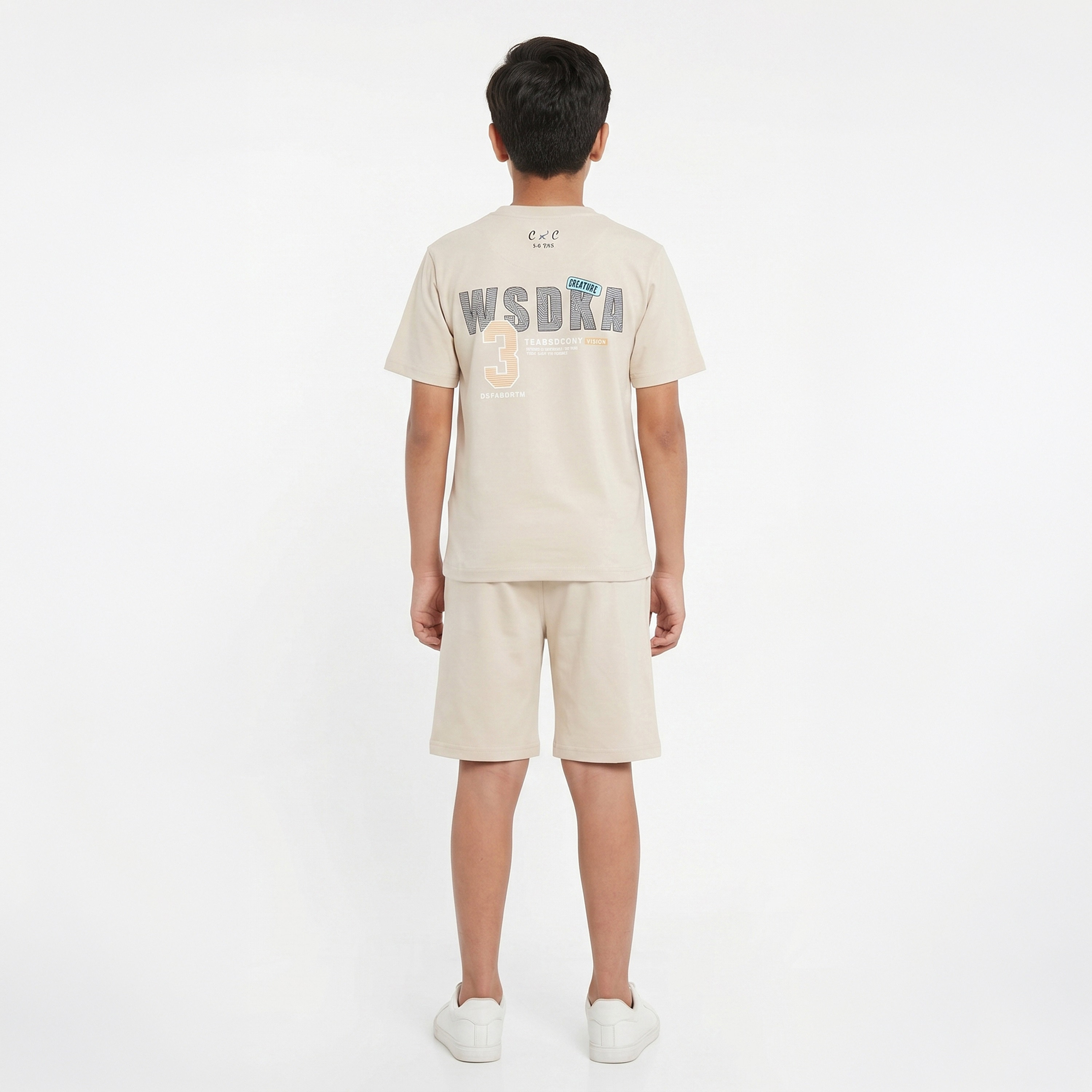طقم تيشيرت بأكمام قصيرة مع شورت من كول آند كول-boys-clothing-setsandcoords-image-9