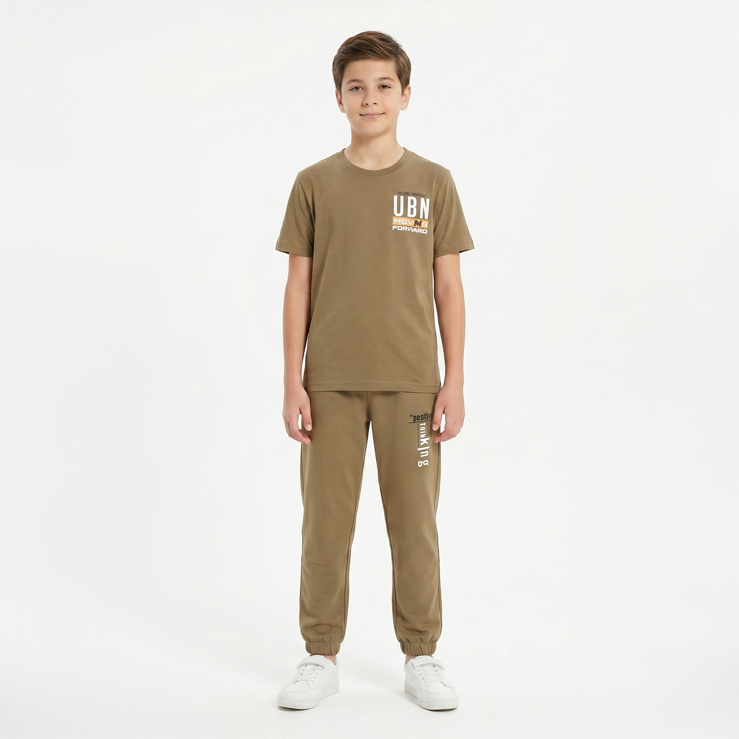 Cool & Cool Graphic Short Sleeves T-Shirt & Joggers Set-boys-clothing-setsandcoords-image-1