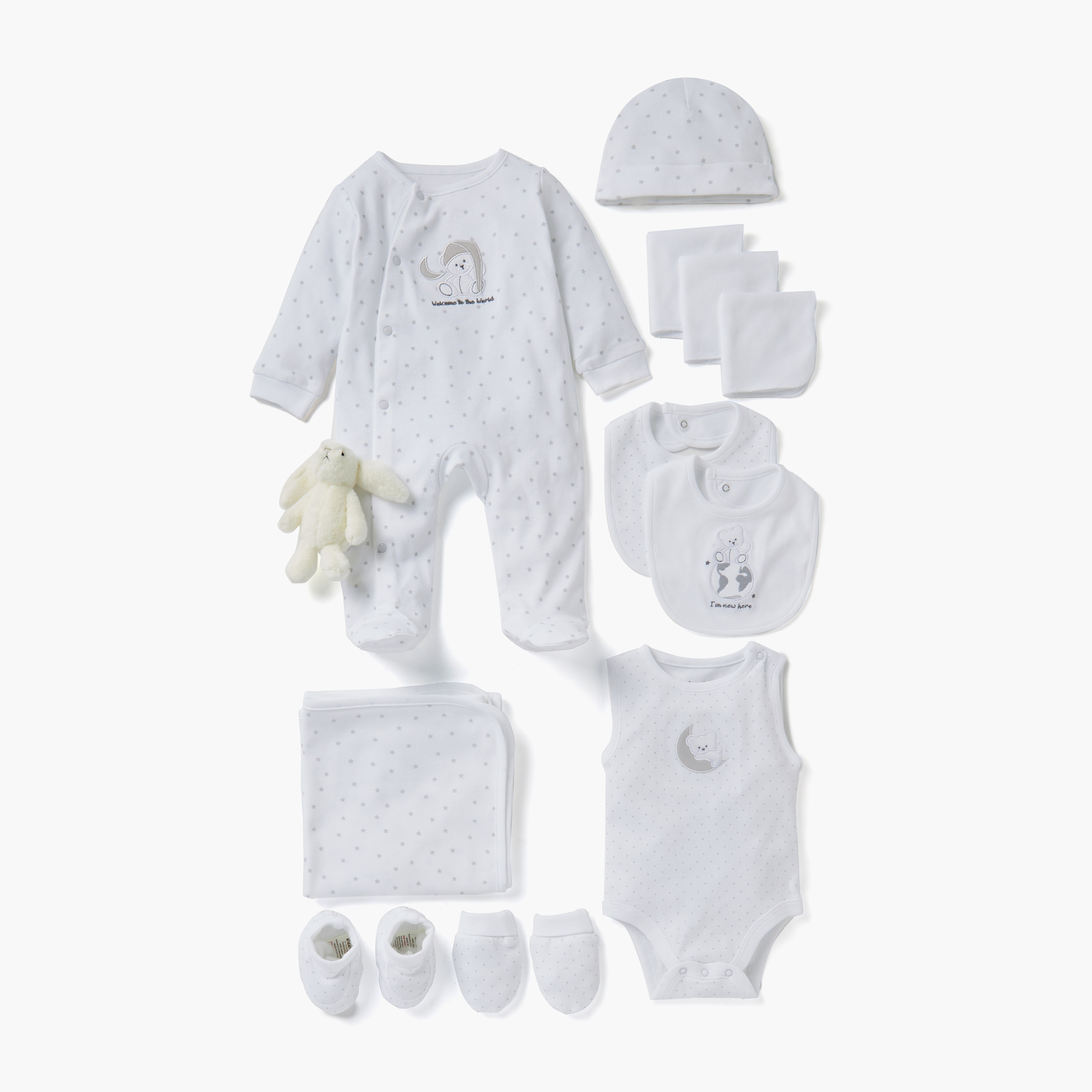 طقم ملابس 12 قطعة بطبعات من جيجلز-baby-girls-clothing-setsandcoords-image-2