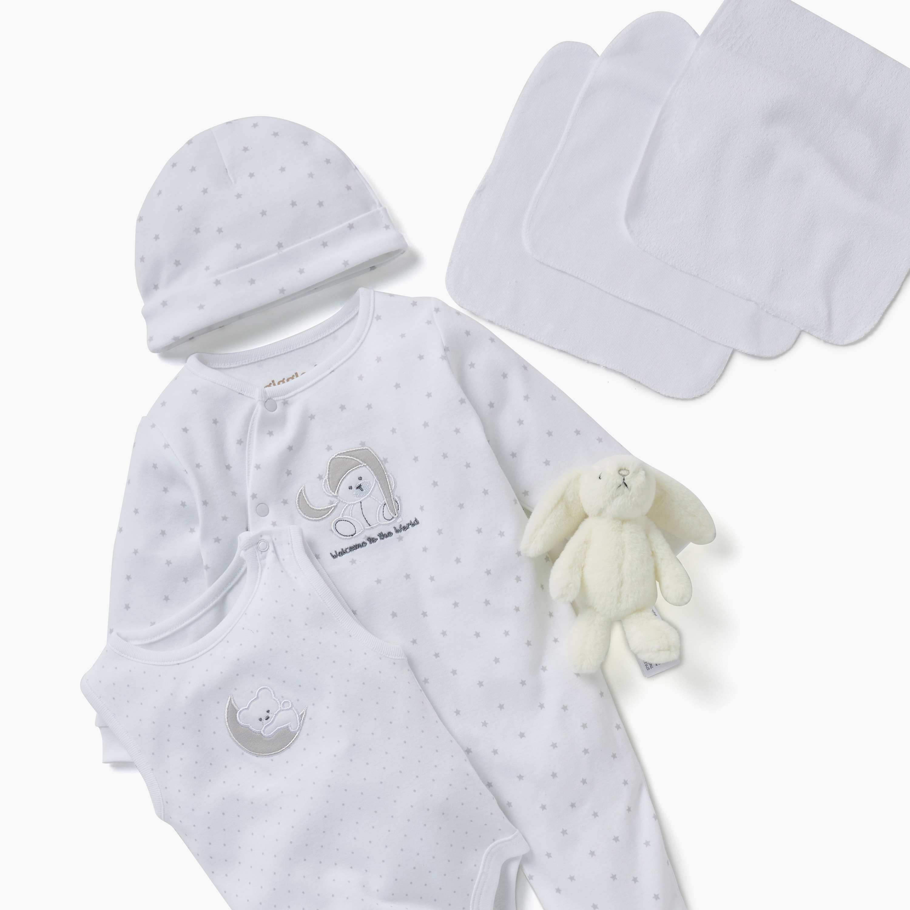 طقم ملابس 12 قطعة بطبعات من جيجلز-baby-girls-clothing-setsandcoords-image-6