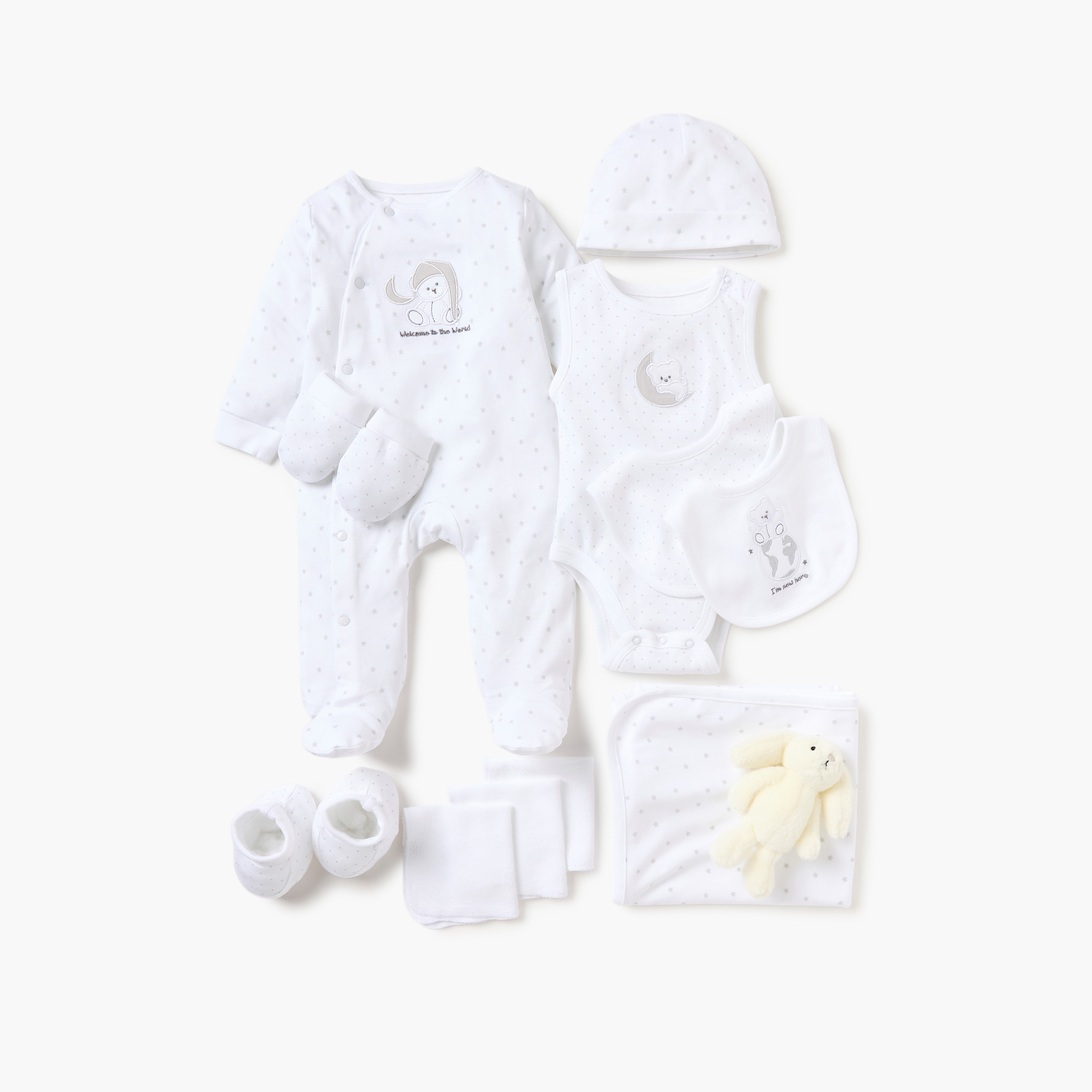 طقم ملابس 12 قطعة بطبعات من جيجلز-baby-girls-clothing-setsandcoords-image-2