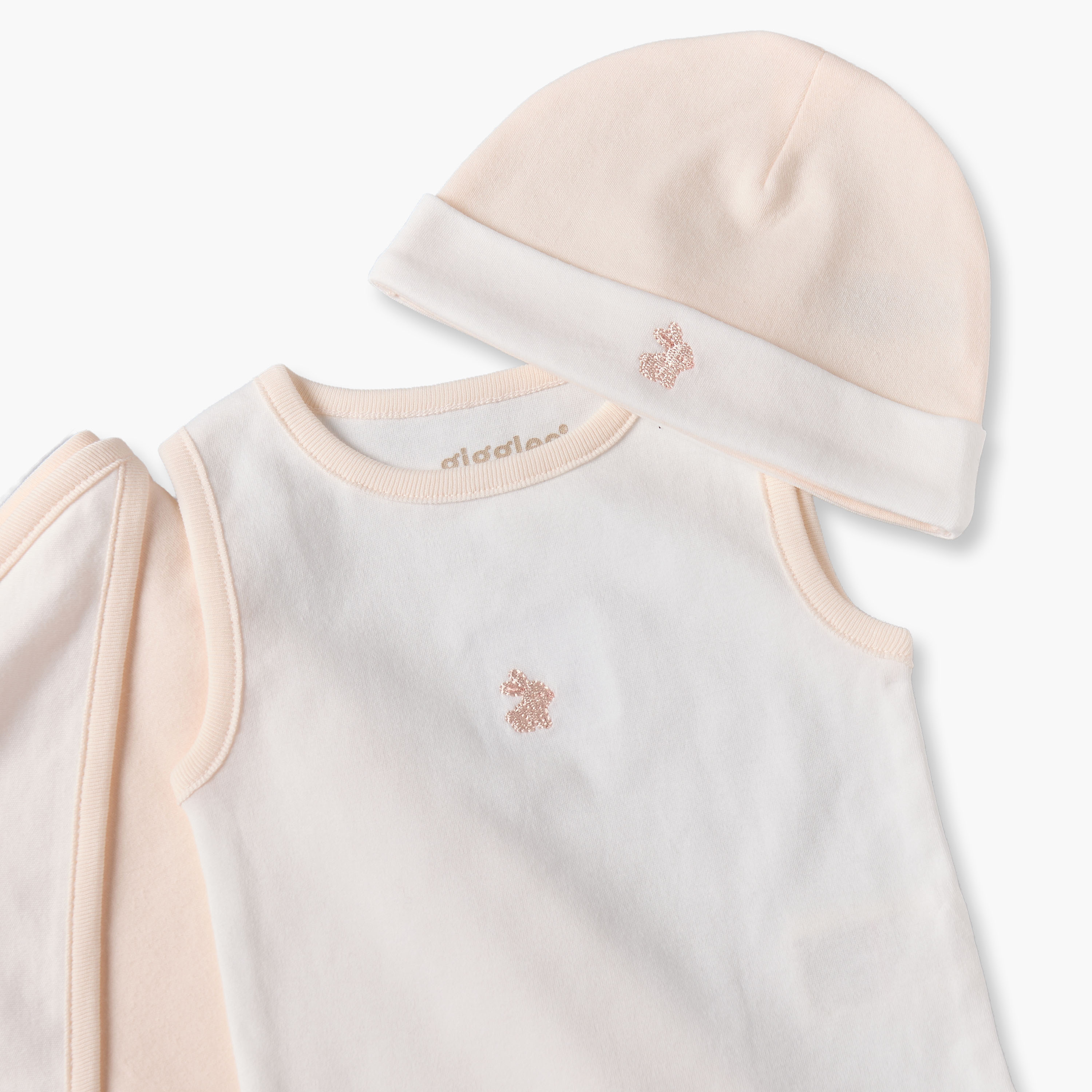 طقم هدايا ملابس مطرز من جيجلز - طقم من 6 قطع-baby-girls-clothing-setsandcoords-image-10