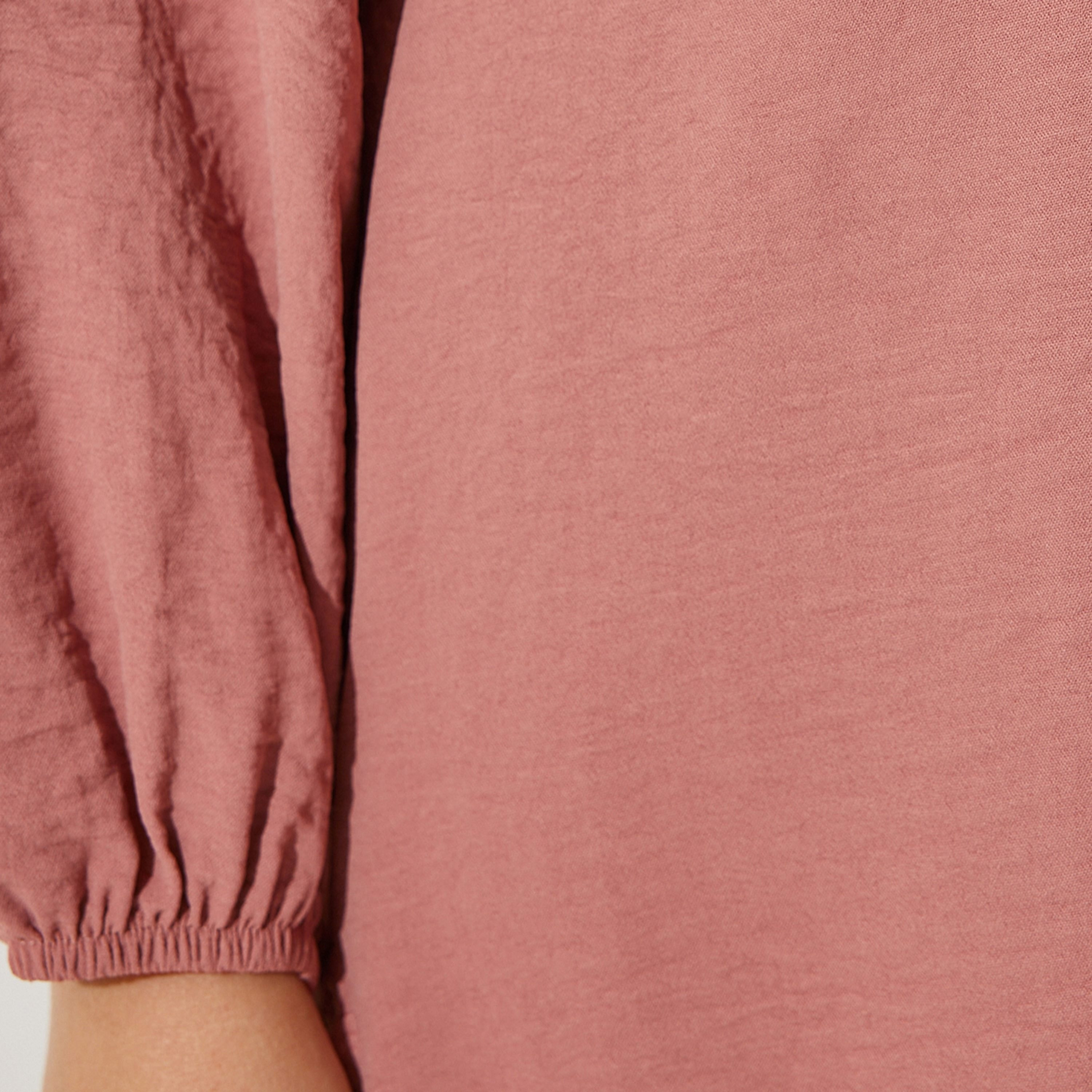 تونيك برقبة مستديرة من Happiness Istanbul ومجموعة Palazzo Knitted Women's Co-Ord-women-clothing-coordsets-image-7