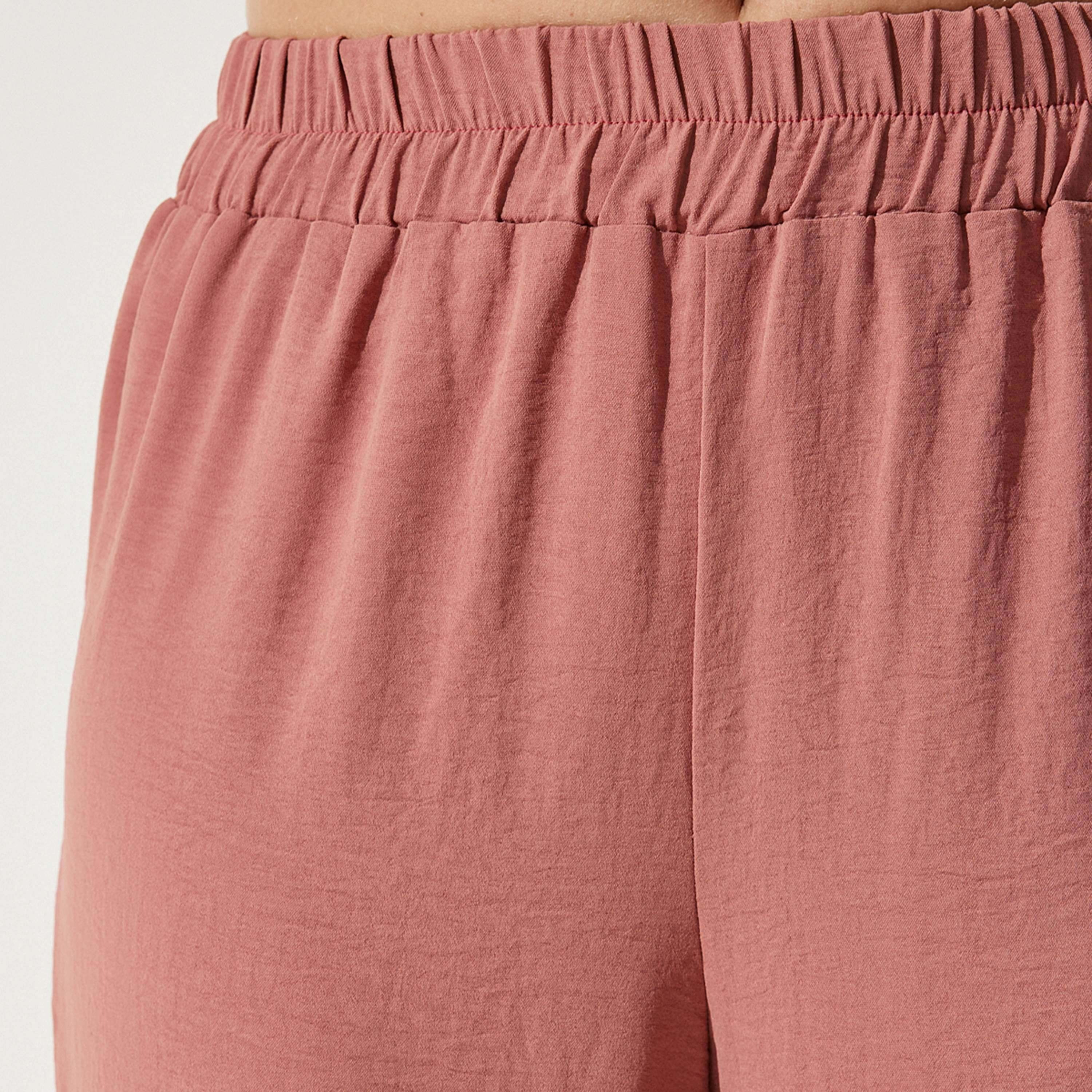 تونيك برقبة مستديرة من Happiness Istanbul ومجموعة Palazzo Knitted Women's Co-Ord-women-clothing-coordsets-image-8