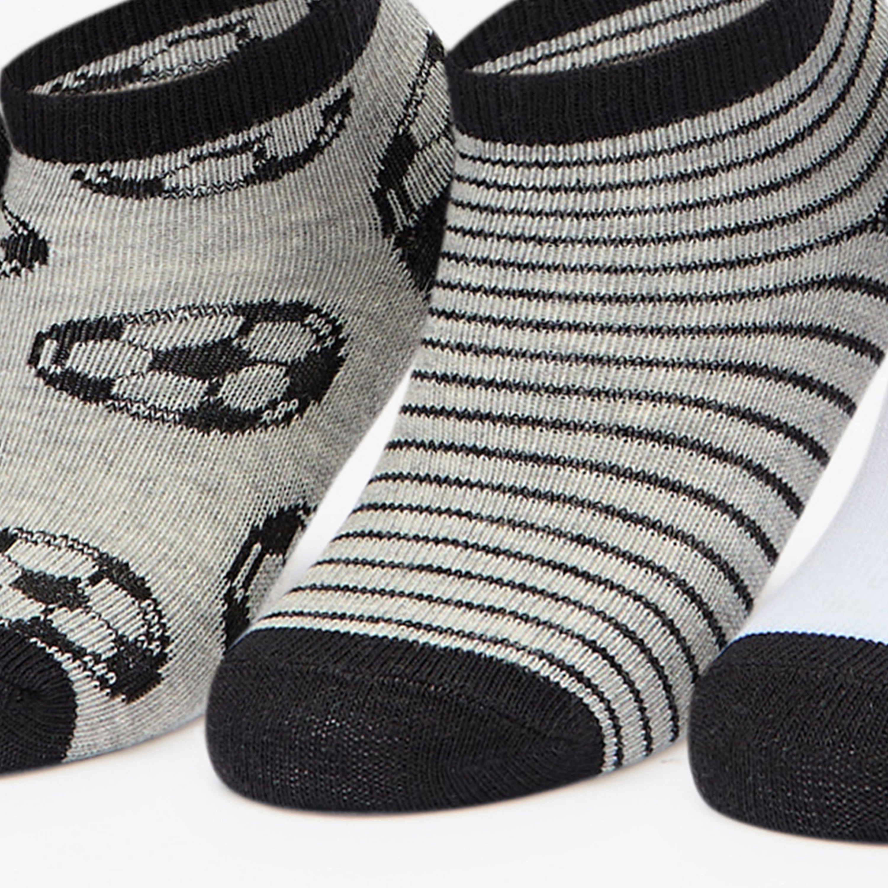 طقم جوارب 5 أزواج متنوعة بطول الكاحل من بيرفيت-girls-accessories-socks-image-3