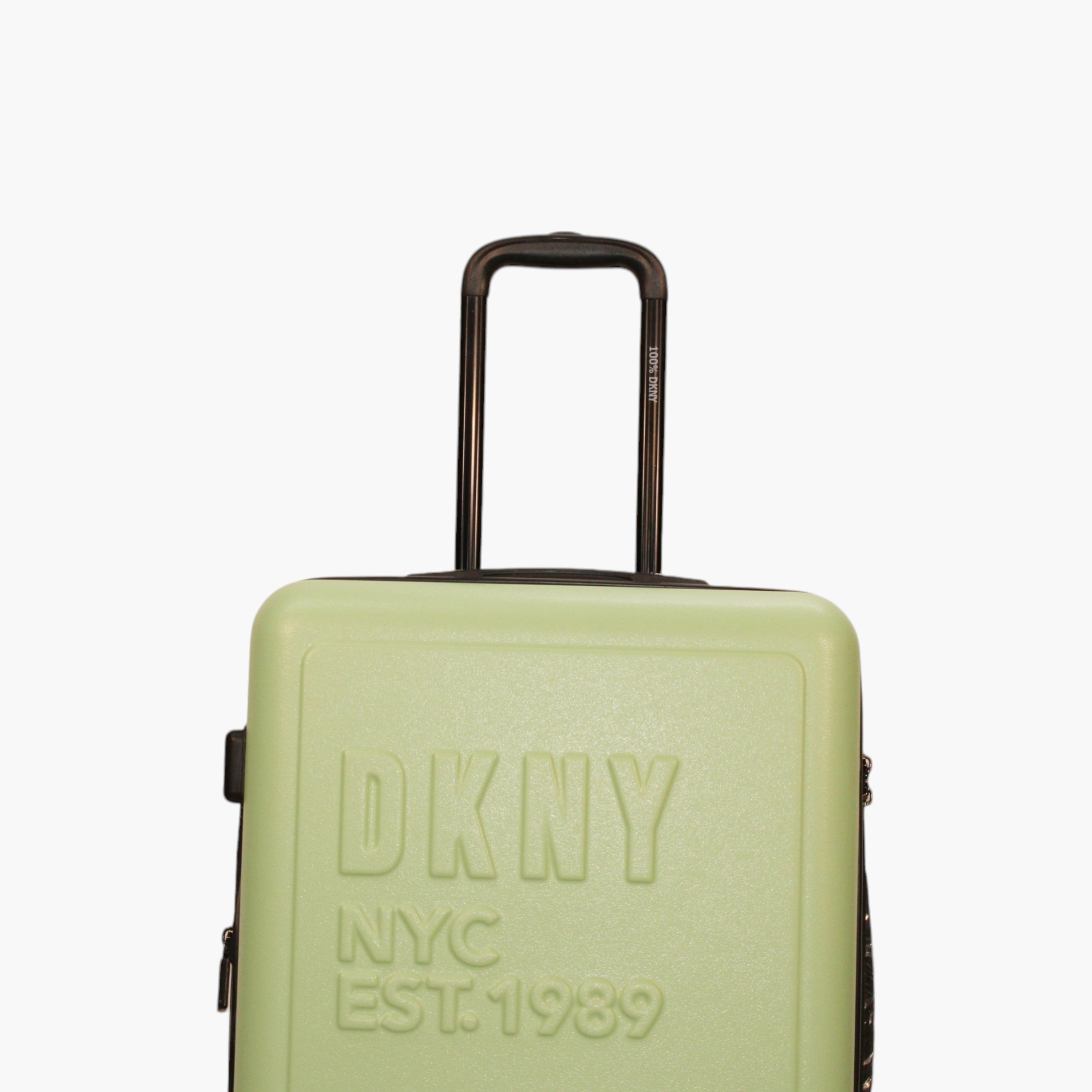 DKNY Logo Detail Hardcase Trolley Bag with Retractable Handle-travel-luggagesandbags-luggage-image-4
