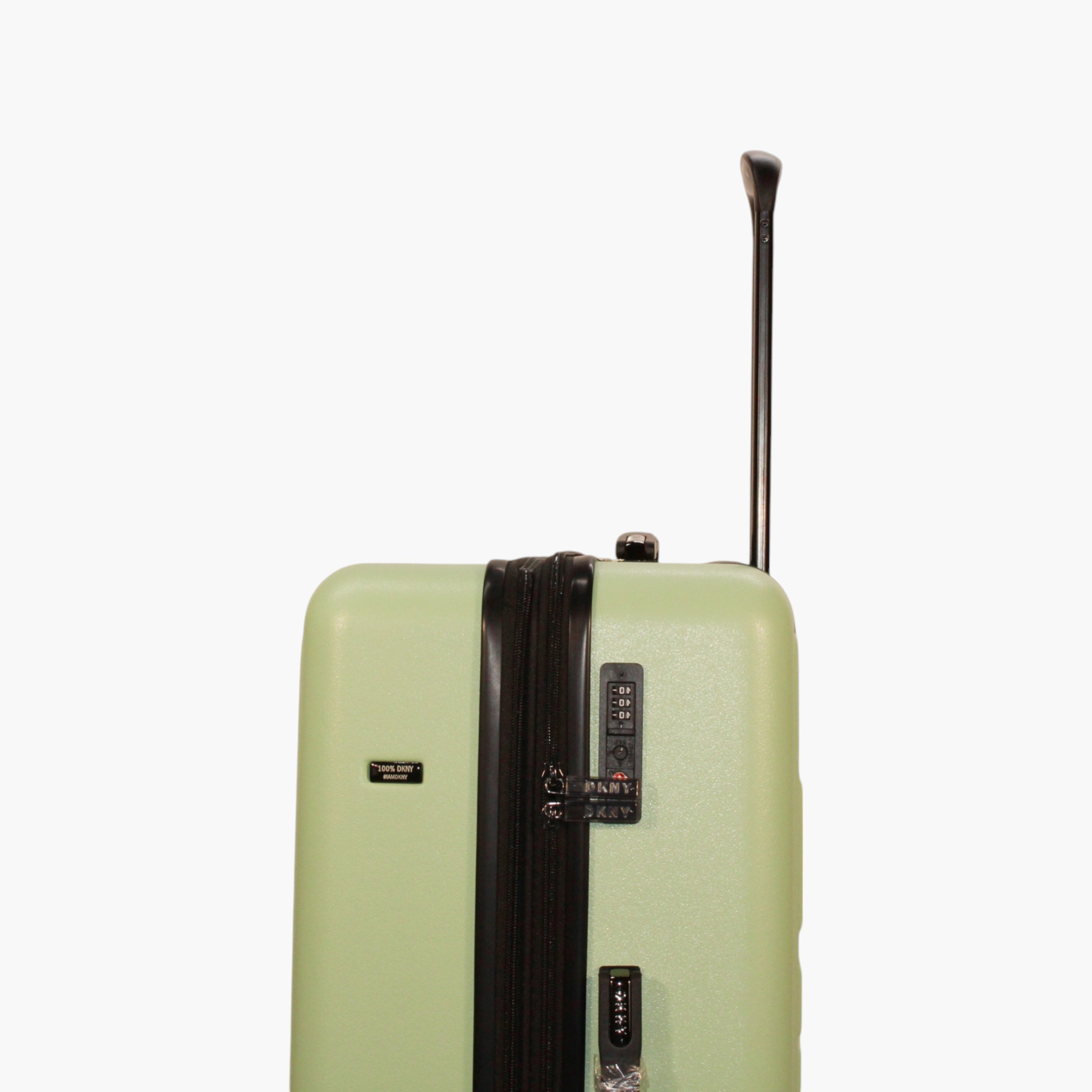 DKNY Logo Detail Hardcase Trolley Bag with Retractable Handle-travel-luggagesandbags-luggage-image-5