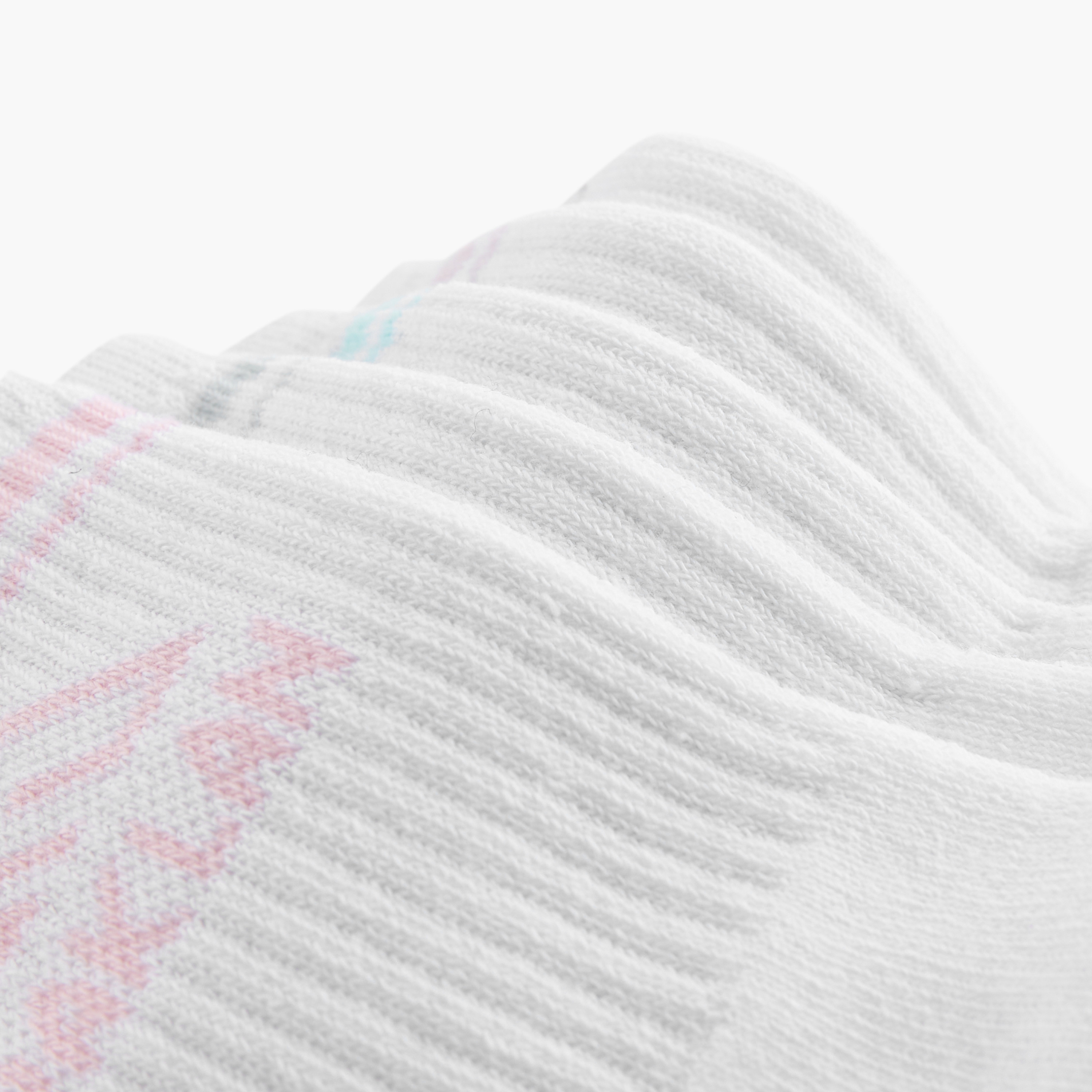 Oaklan by Shoexpress Ribbed Crew Length Cushioned Socks - Set of 5-girls-accessories-socks-image-4