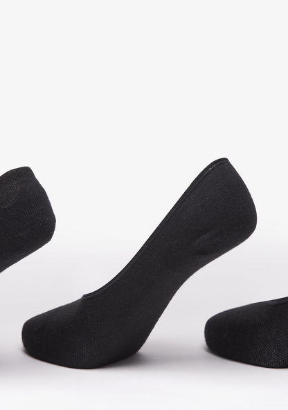 Solid No Show Socks - Set of 3-Men%27s Socks-image-2