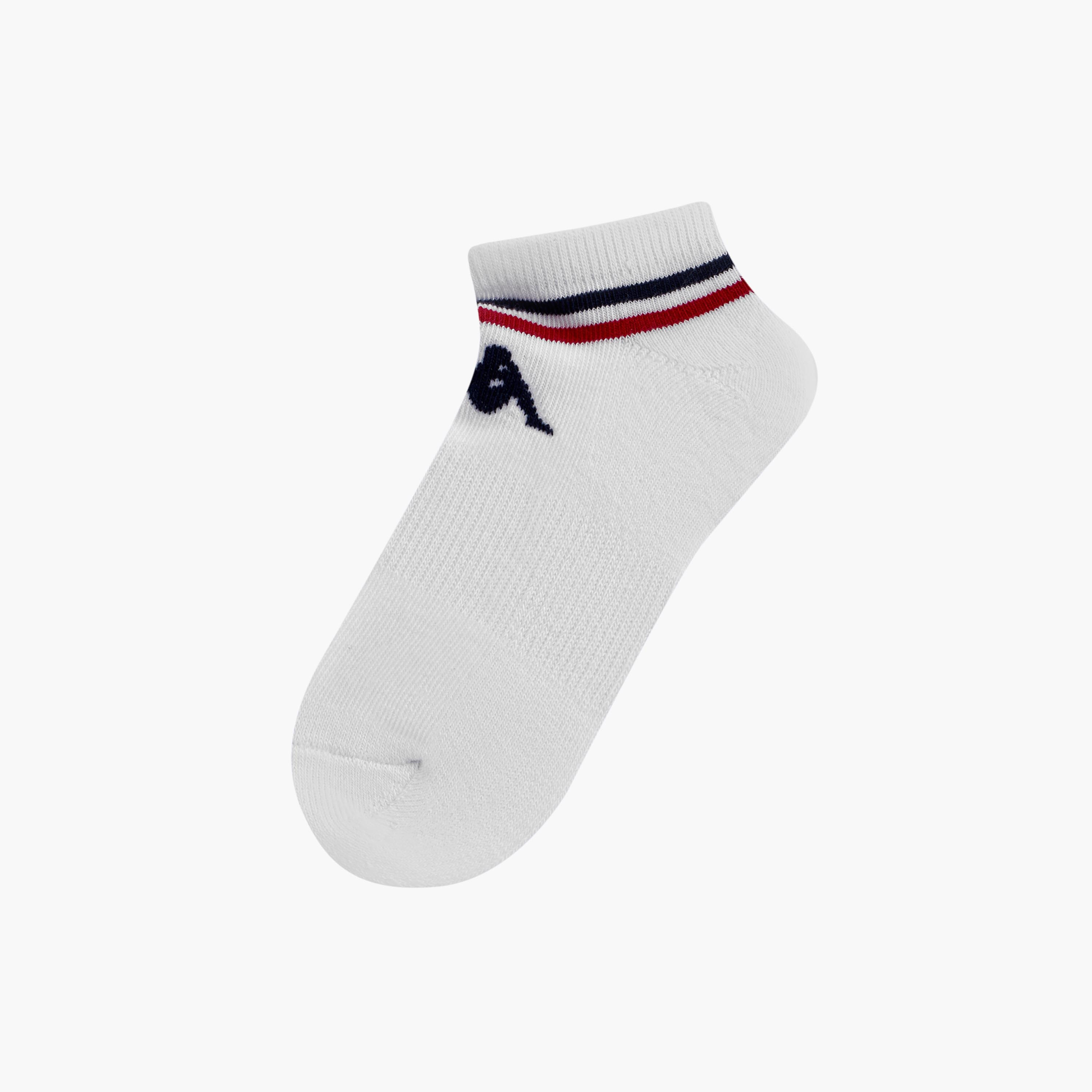 طقم جوارب رياضية موسّدة نصف وبرية 5 أزواج مقلمة بطول الكاحل من كابا-girls-accessories-socks-image-2
