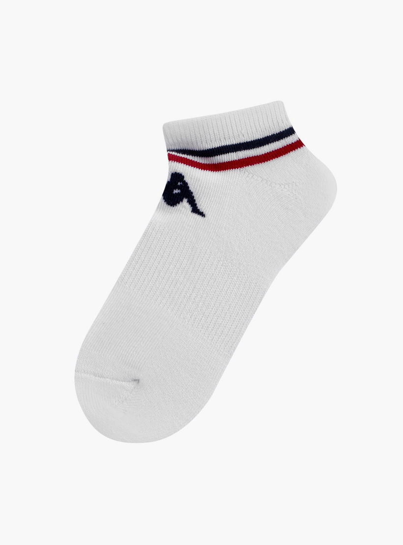 طقم جوارب رياضية موسّدة نصف وبرية 5 أزواج مقلمة بطول الكاحل من كابا-girls-accessories-socks-image-2