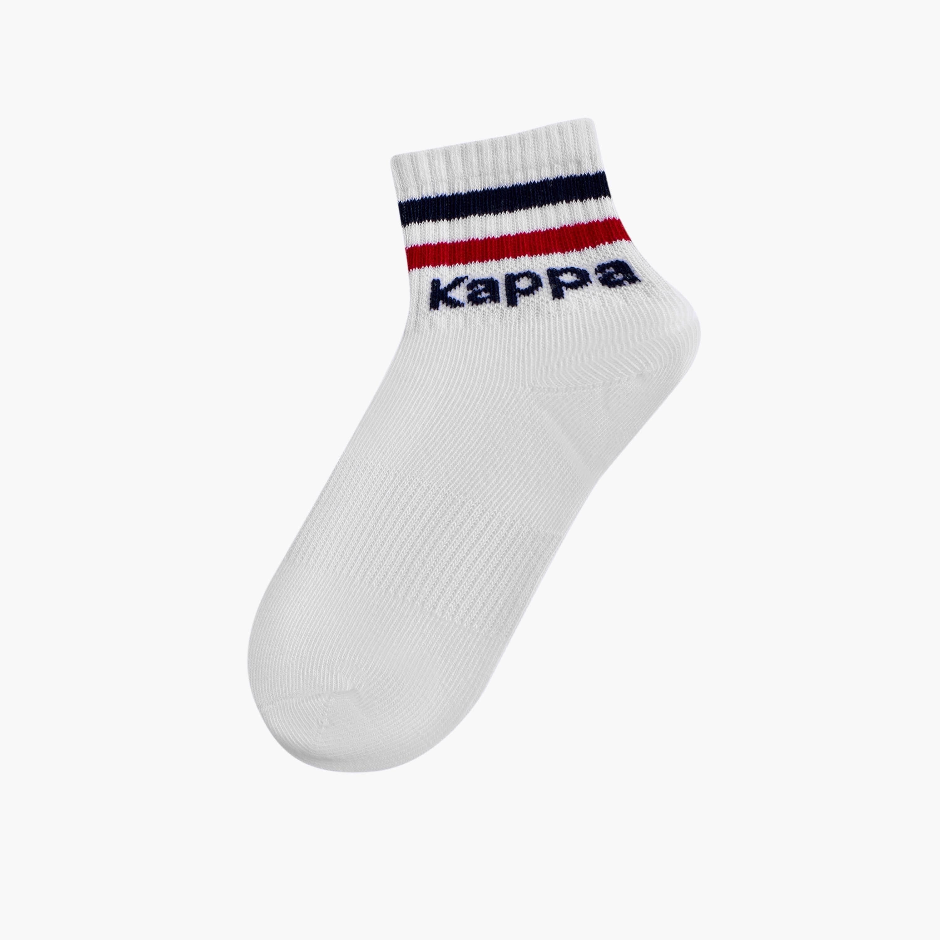 طقم جوارب رياضية غير وبرية 5 أزواج بطبعات الشعار من كابا-girls-accessories-socks-image-2