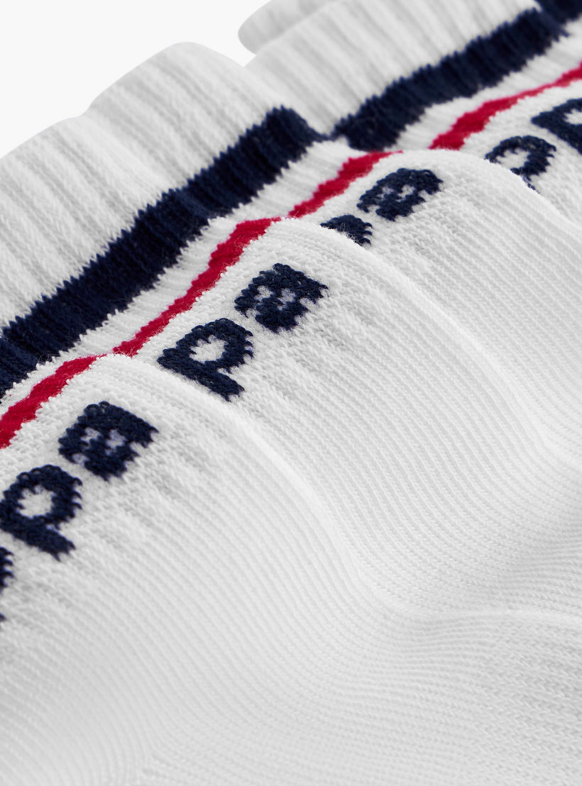 طقم جوارب رياضية غير وبرية 5 أزواج بطبعات الشعار من كابا-girls-accessories-socks-image-4