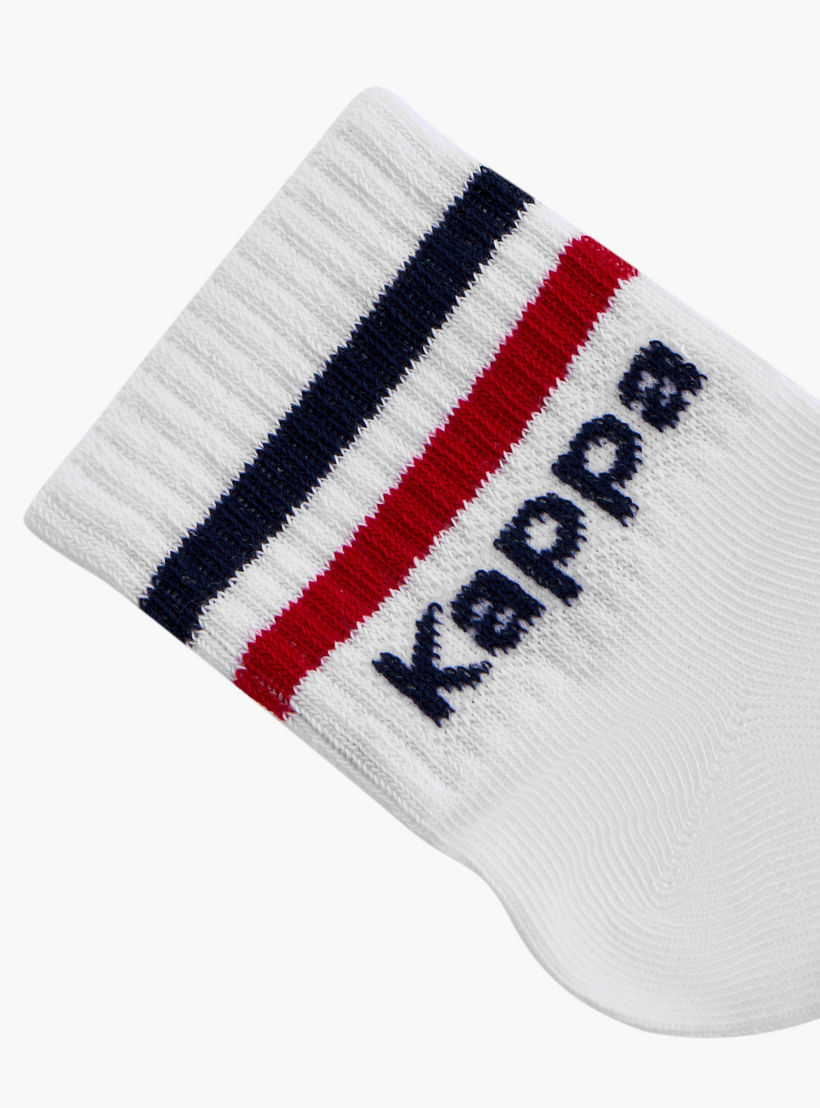 طقم جوارب رياضية غير وبرية 5 أزواج بطبعات الشعار من كابا-girls-accessories-socks-image-5
