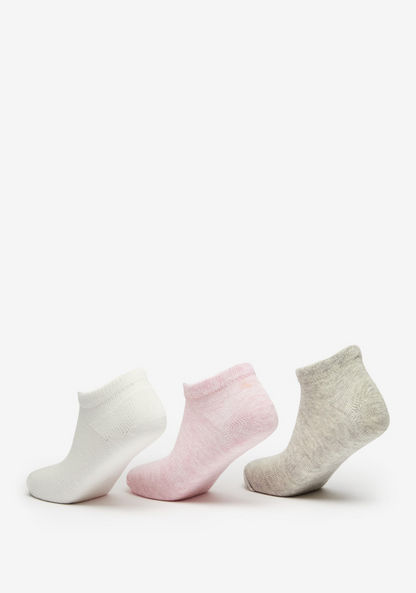 Set of 3 - Textured Ankle Length Socks