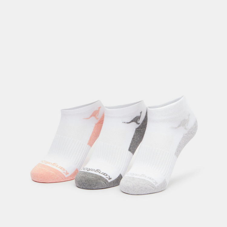 KangaRoos Printed Ankle Length Socks - Set of 3