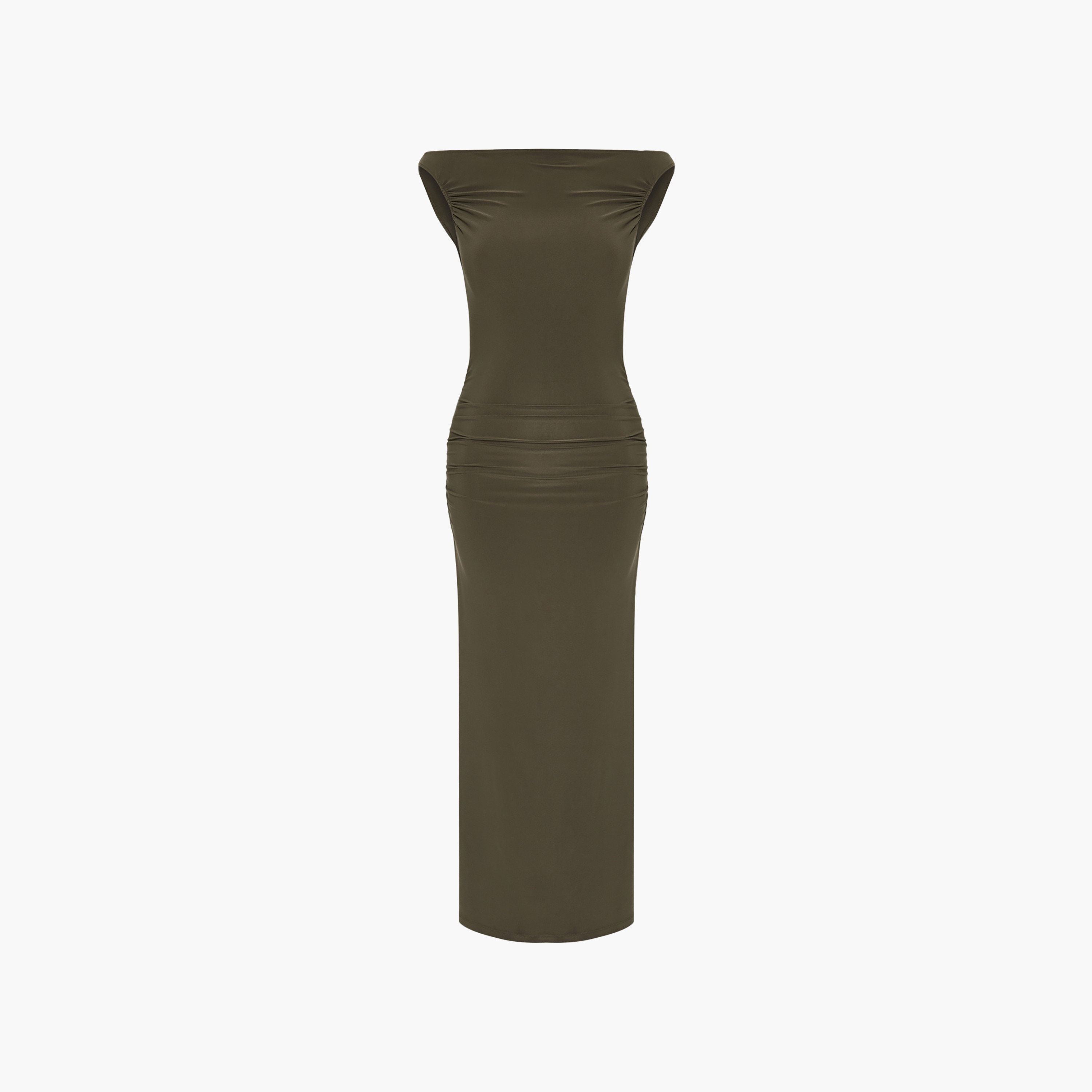 Green Off-Shoulder Column Evening Women's Maxi Dress-women-clothing-dresses-image-7