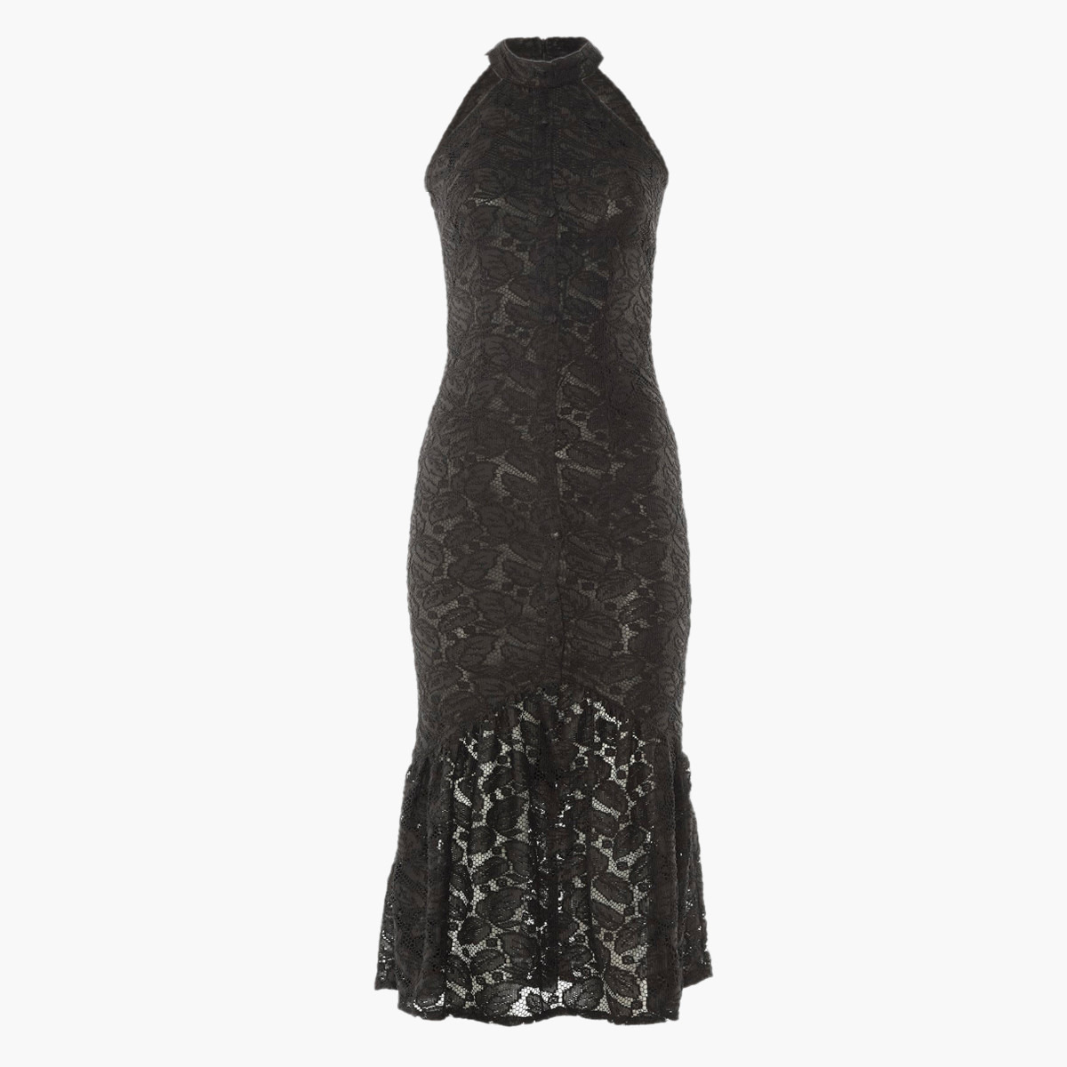 Trendyol Lace Midi Bodycon Sleeveless Dress-women-clothing-dresses-image-1