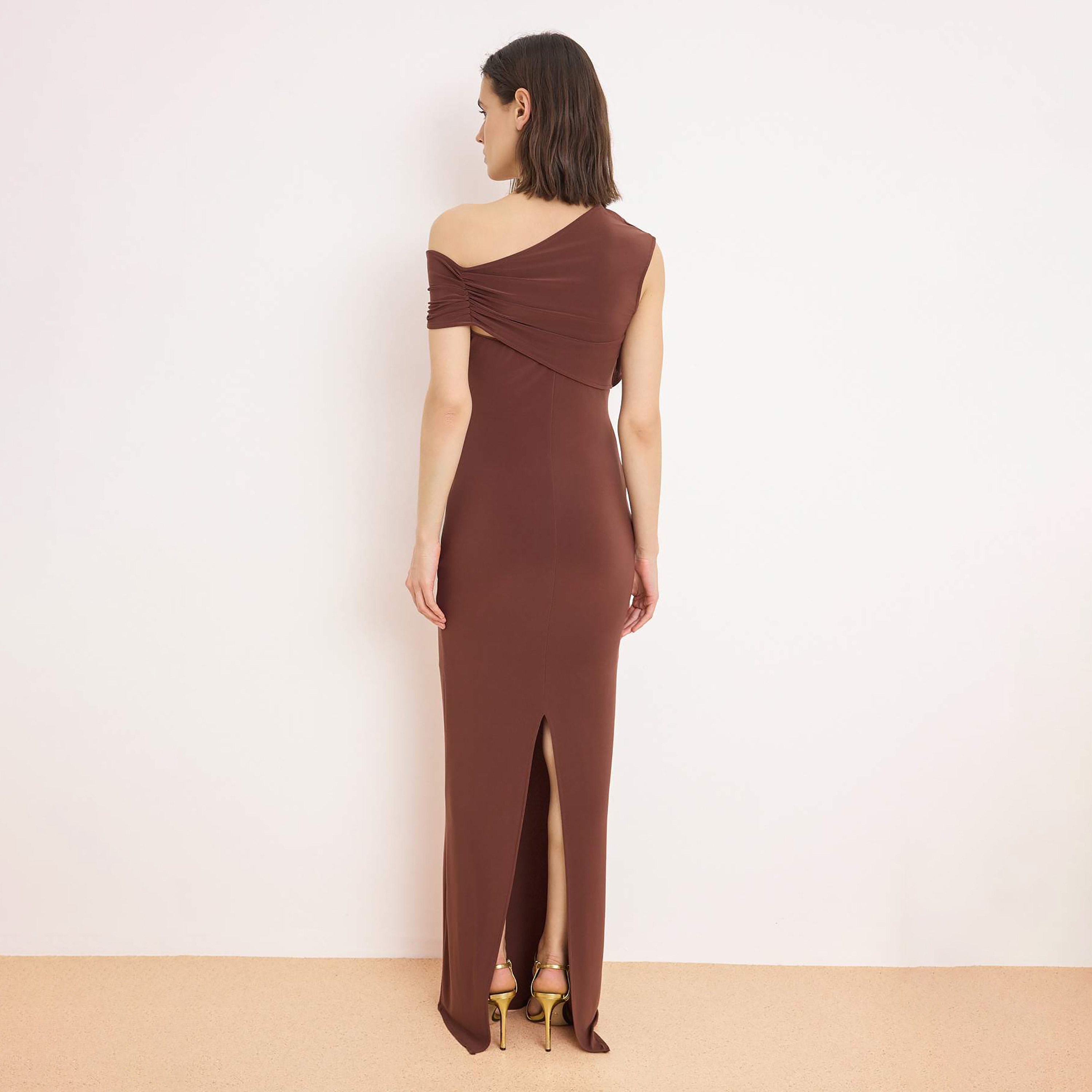 فستان سهرة ماكسي نسائي من الساتان بكتف واحد-women-clothing-dresses-image-3