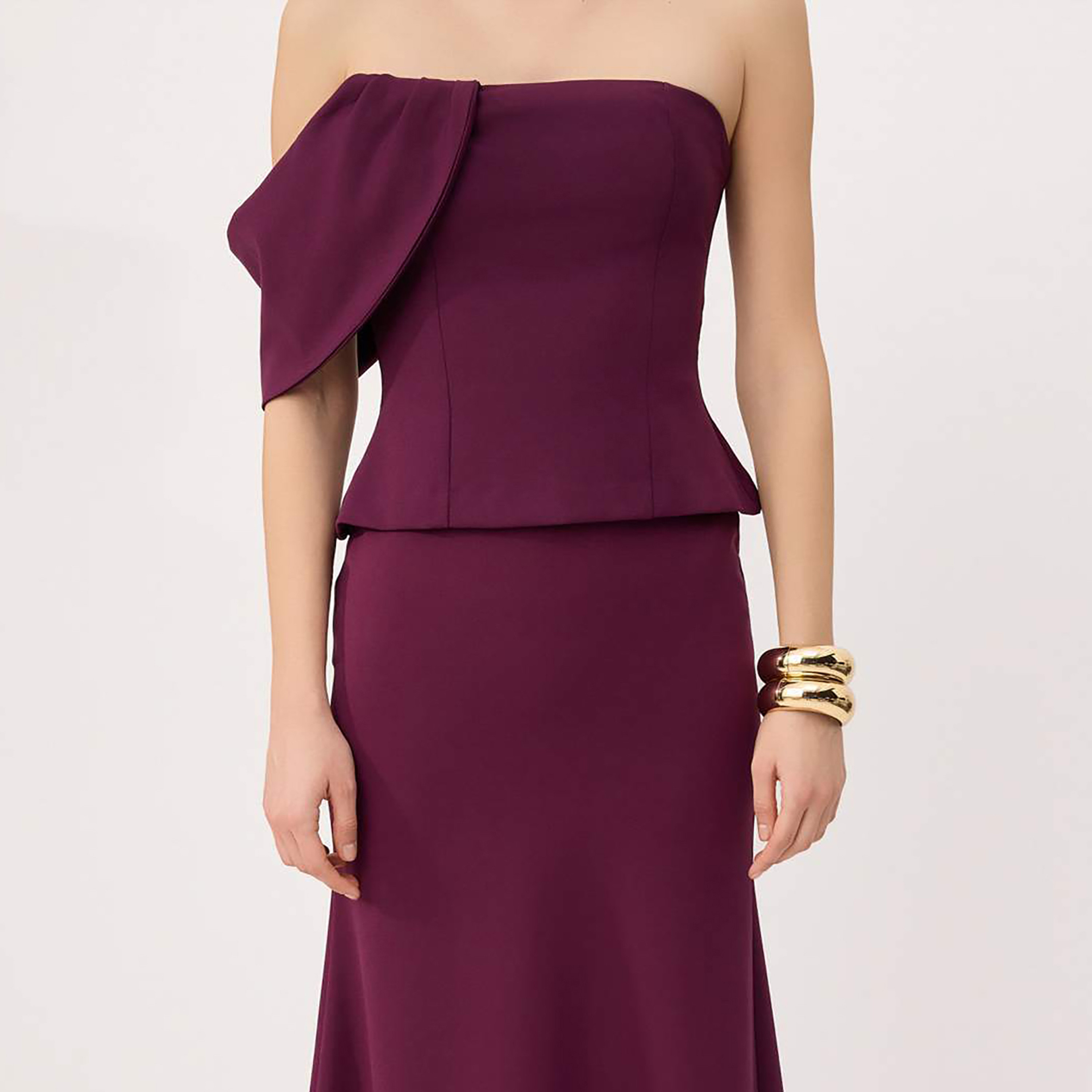 Strapless Peplum Evening Women's Maxi Dress-women-clothing-dresses-image-4