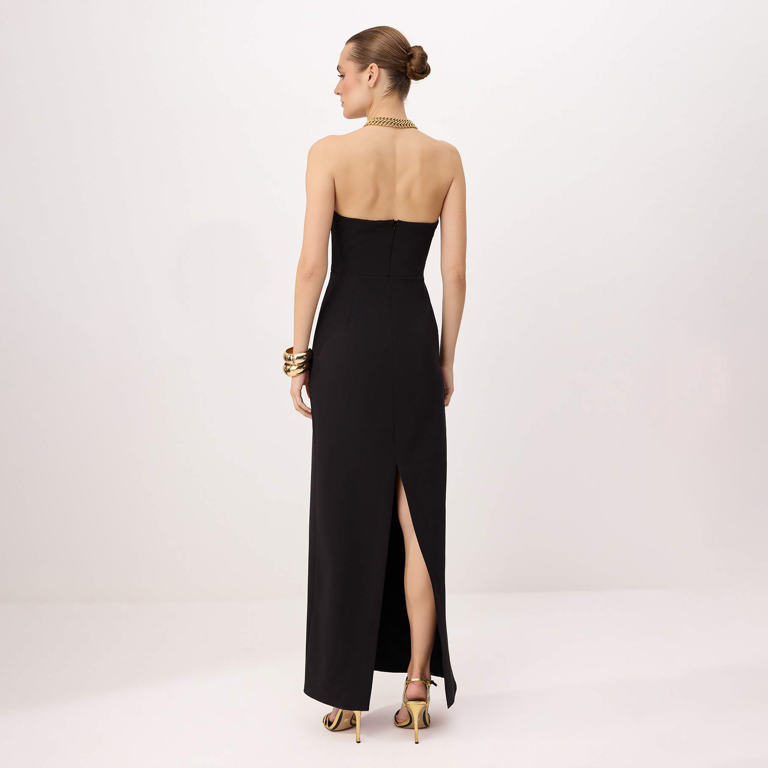 فستان سهرة ماكسي نسائي بدون حمالات-women-clothing-dresses-image-3