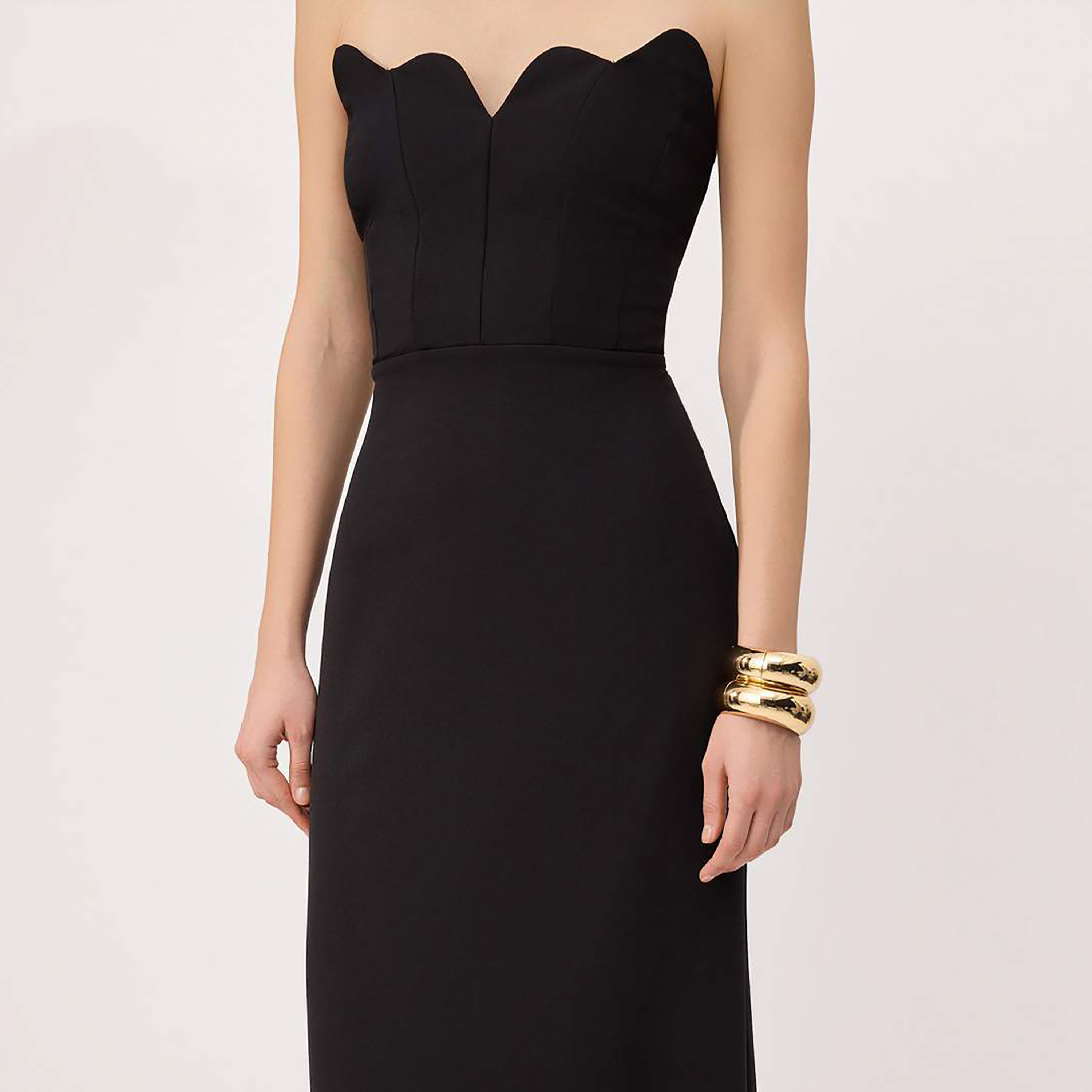 فستان سهرة ماكسي نسائي بدون حمالات-women-clothing-dresses-image-4