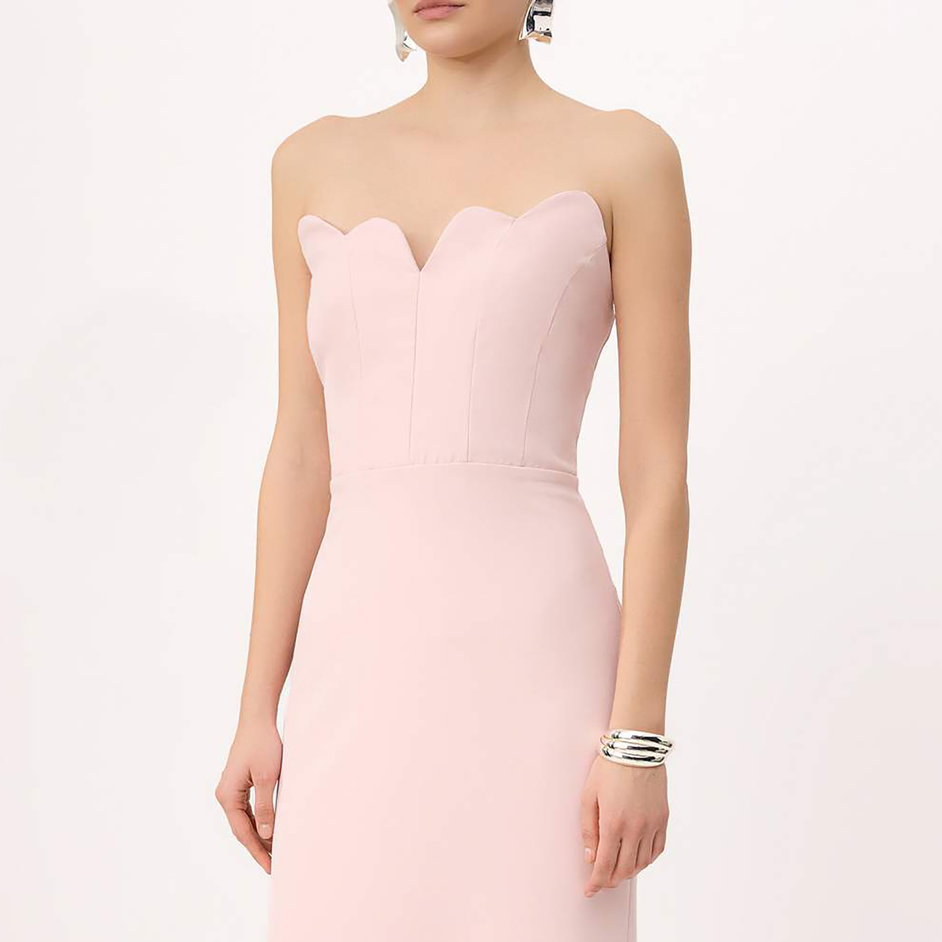 Strapless Column Evening Women's Maxi Dress-women-clothing-dresses-image-4