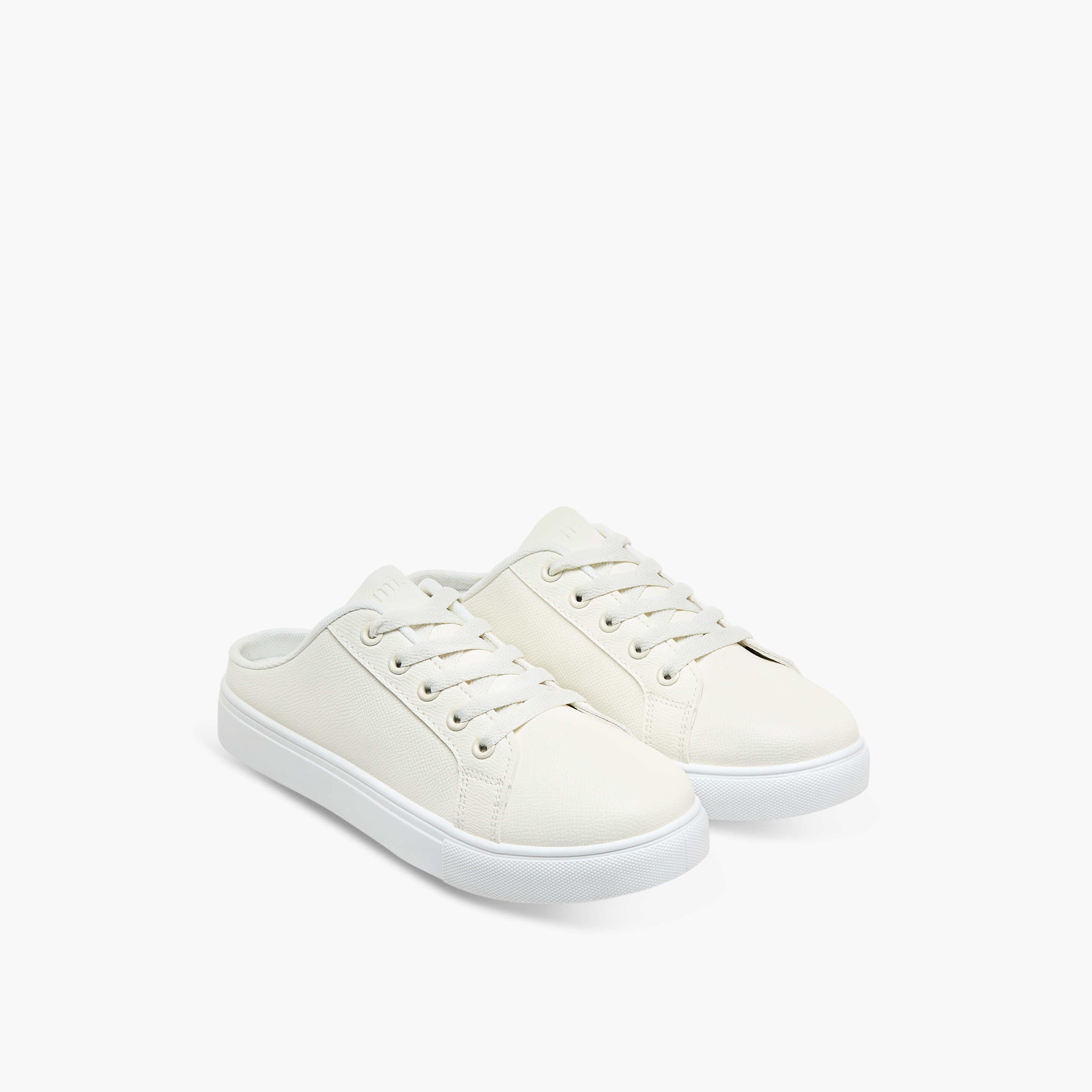 Missy Solid Slip-On Mule with Lace Detail-women-shoes-flats-mules-image-1