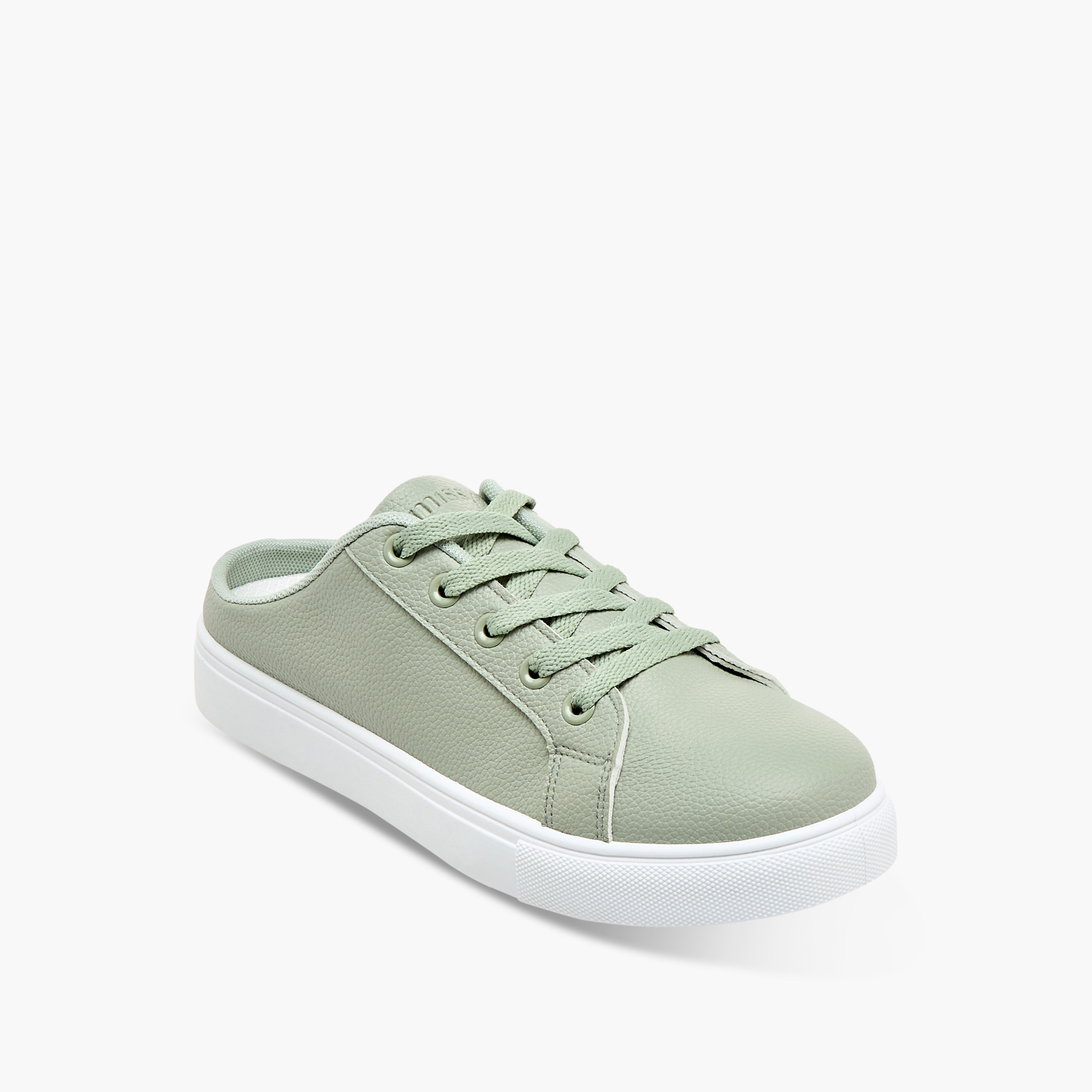 حذاء ميول سادة سهل الارتداء بتفاصيل رباط من ميسي-women-shoes-flats-mules-image-2