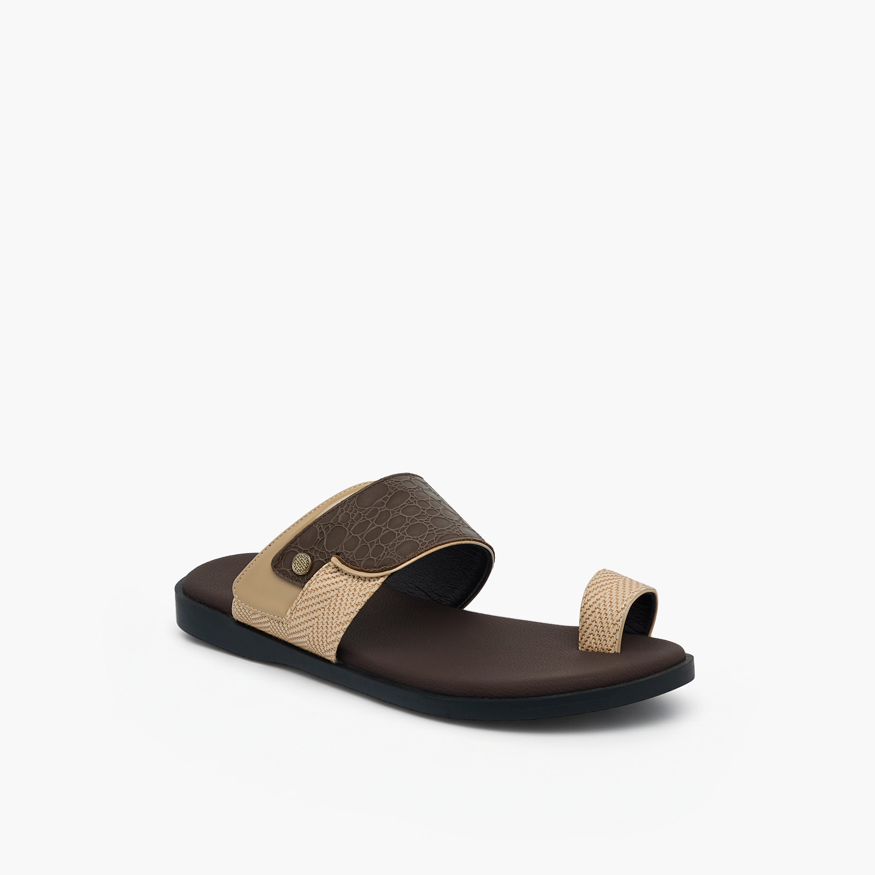Al Waha Men Toe Loop Arabic Sandals-men-shoes-sandals-image-2