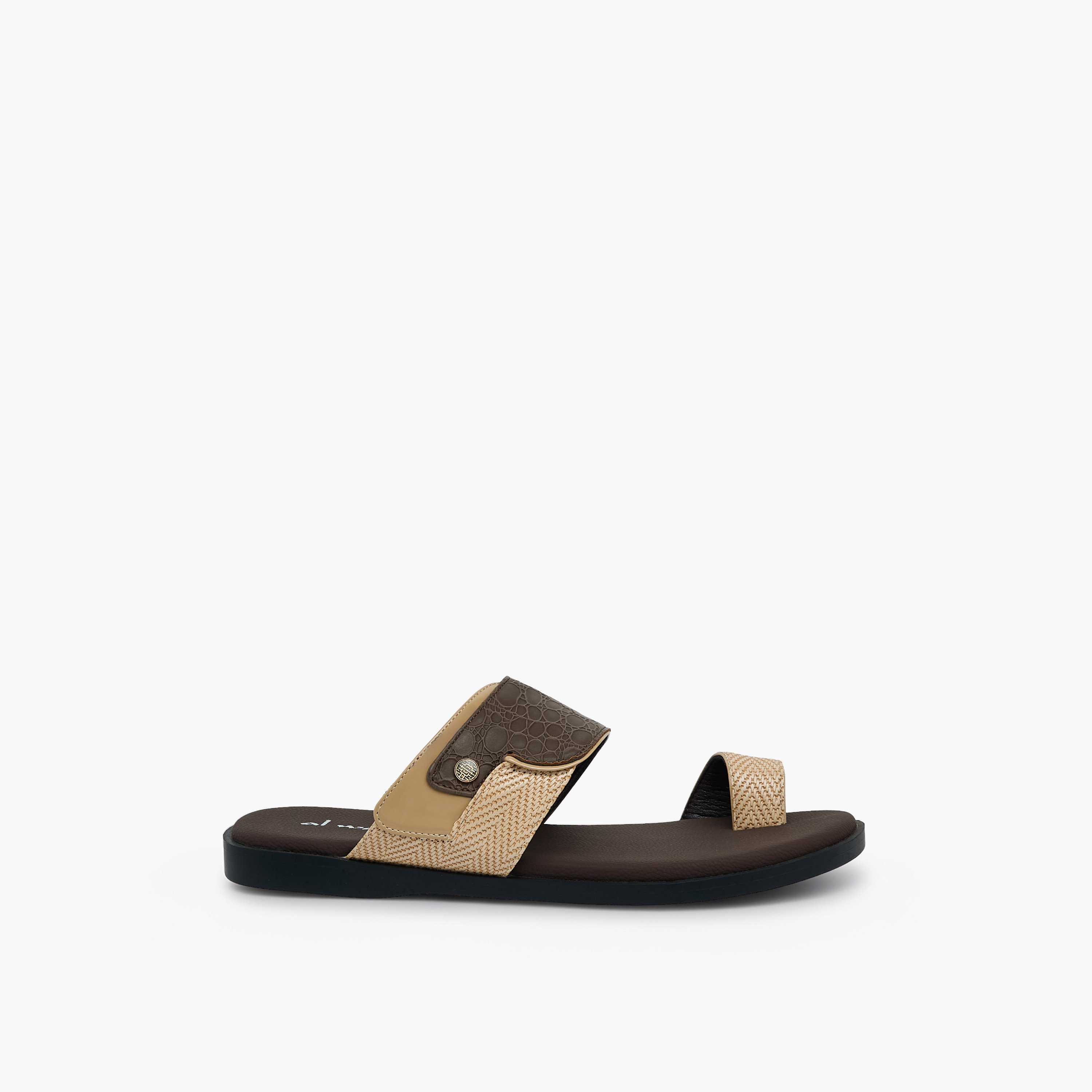 Al Waha Men Toe Loop Arabic Sandals-men-shoes-sandals-image-3