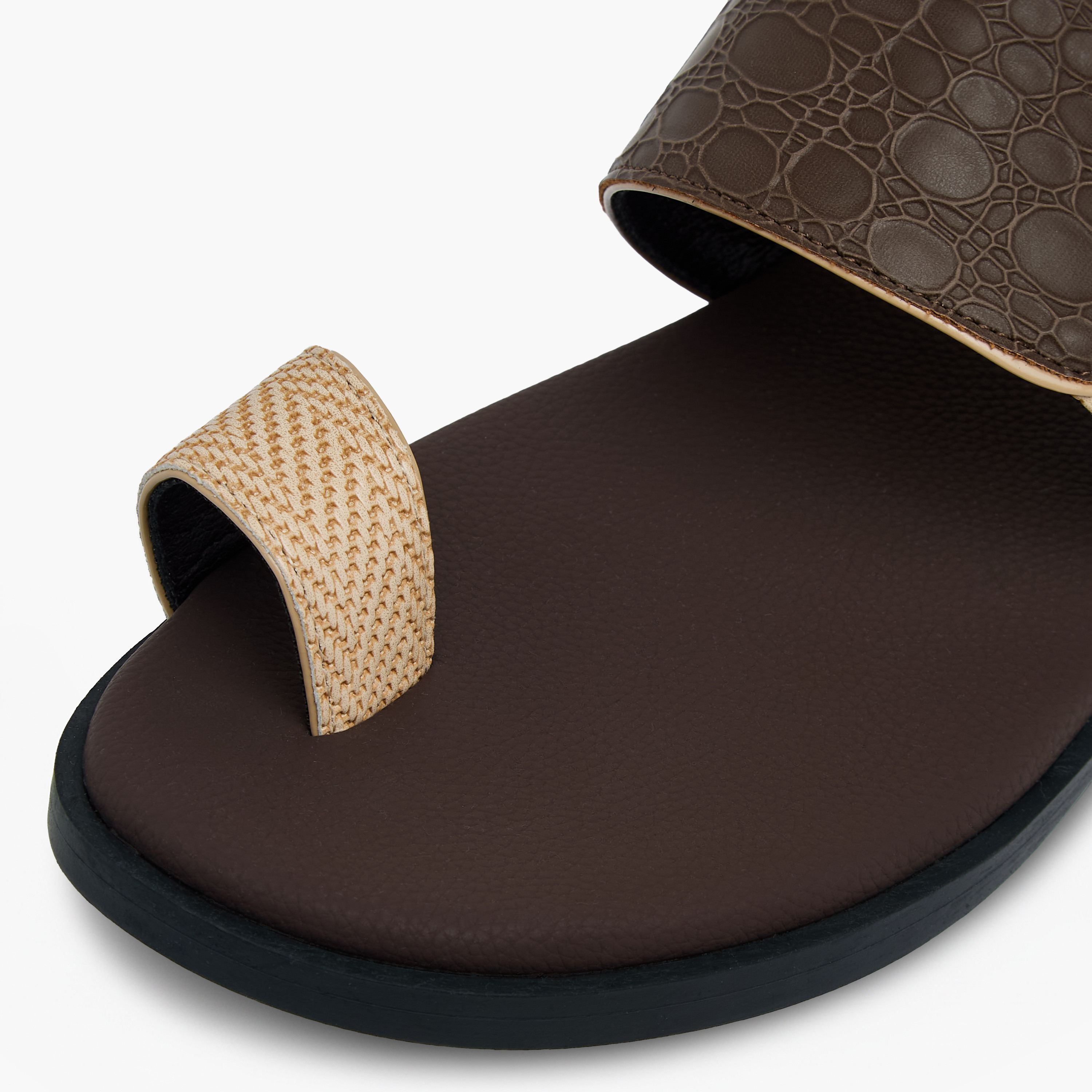 Al Waha Men Toe Loop Arabic Sandals-men-shoes-sandals-image-4