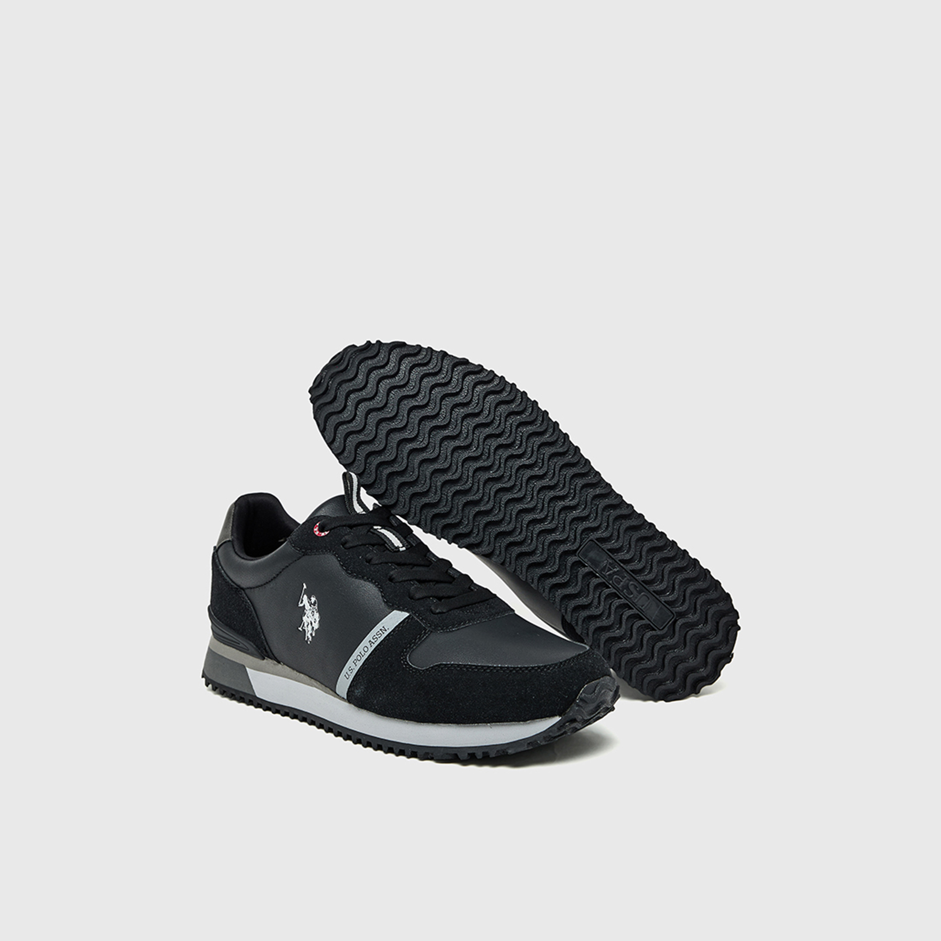 Us Polo Men's Lace-Up Low Ankle Sneakers | TRADEN-GLB-MEN-men-shoes-sneakers-image-2