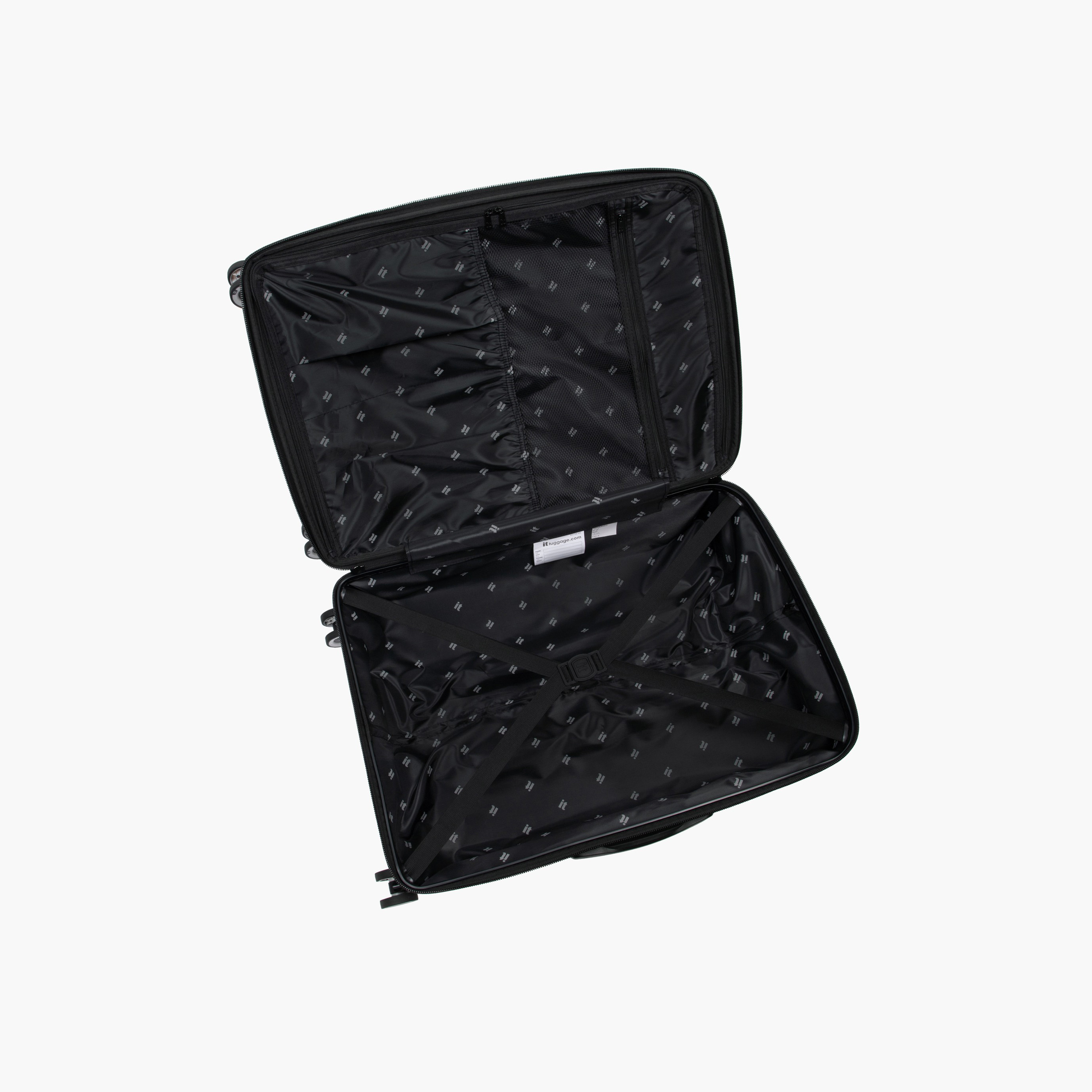 IT Textured Hardcase Luggage Trolley with Retractable Handle - 20 inches Cabin Bag-travel-luggagesandbags-luggage-image-3