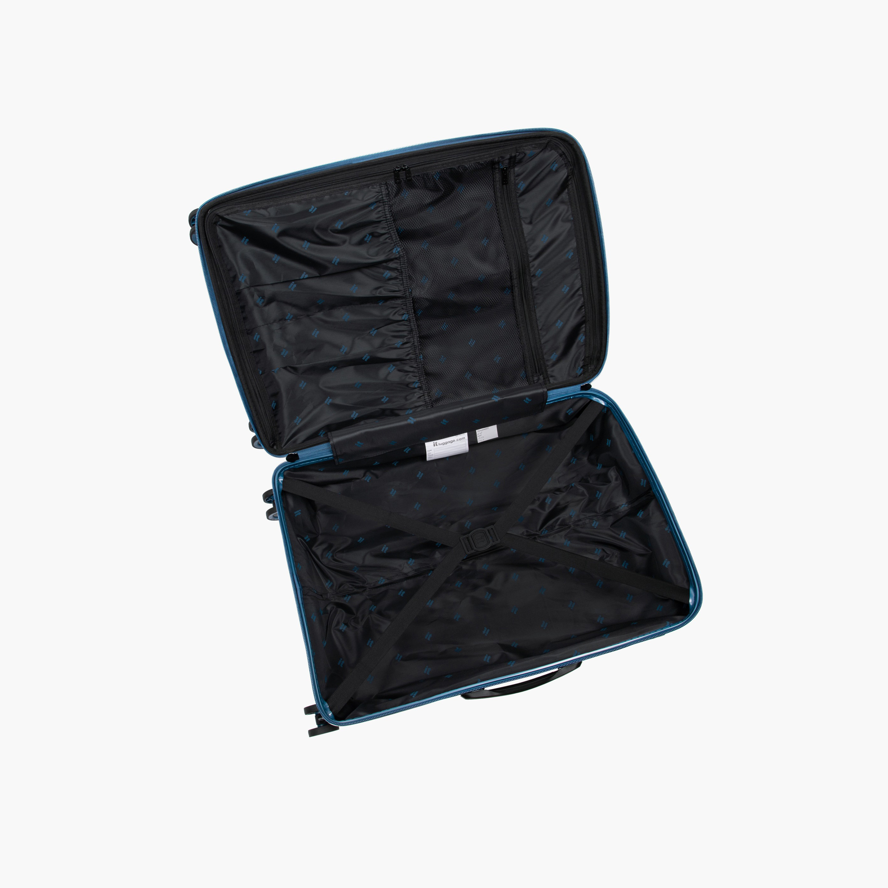 IT Textured Hardcase Luggage Trolley with Retractable Handle - 24 inches Check-In Bag-travel-luggagesandbags-luggage-image-5
