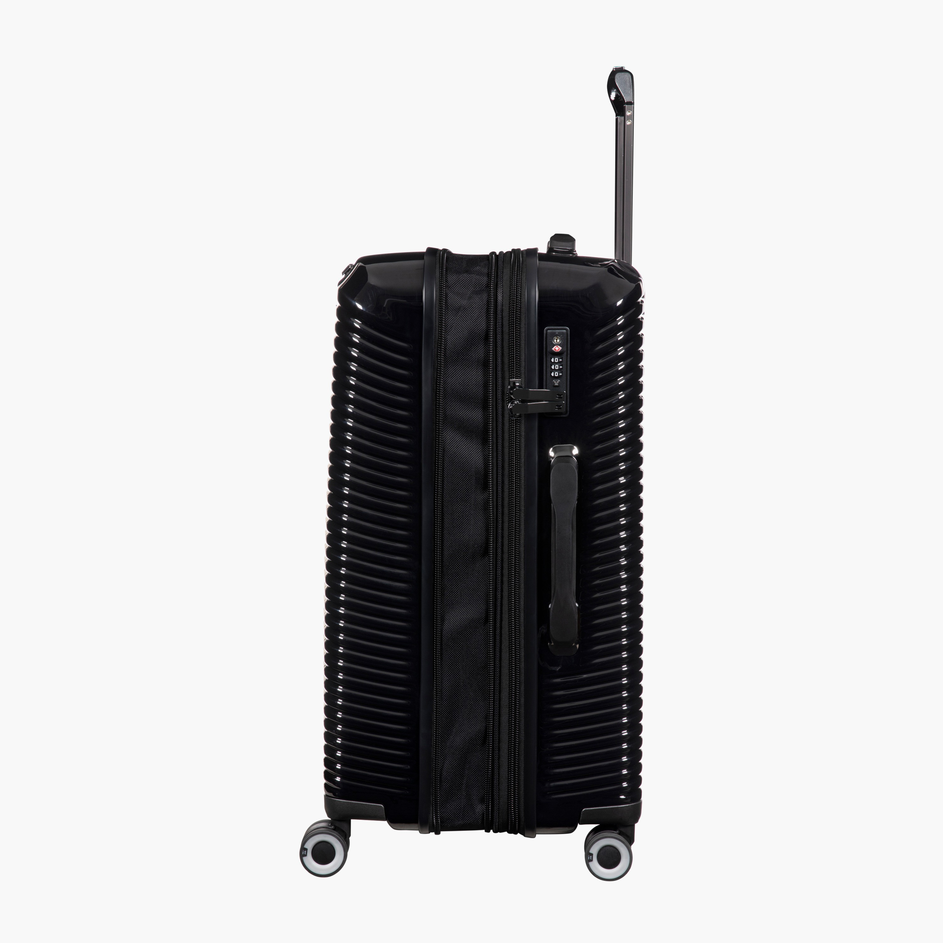 IT Textured Hardcase Luggage Trolley with Retractable Handle - 28 inches Check-In Bag-travel-luggagesandbags-luggage-image-4
