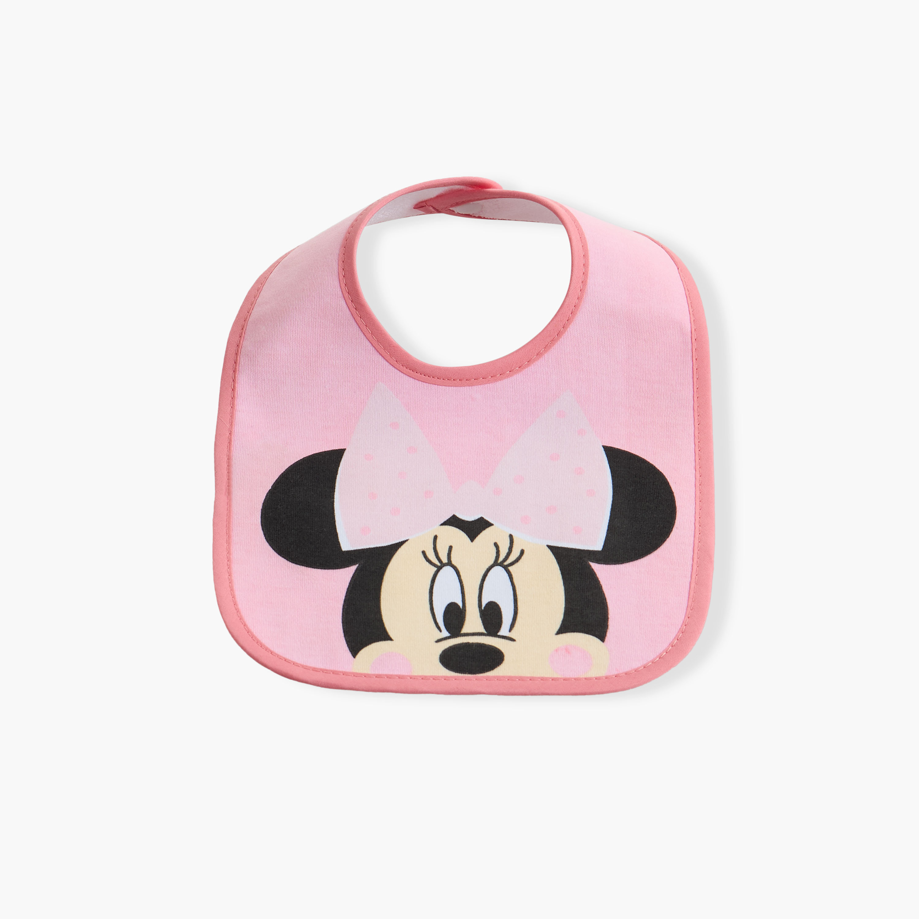مرايل بطبعات ميني ماوس وأزرار إغلاق من ديزني - طقم 6 قطع-baby-feeding-bibs-image-2