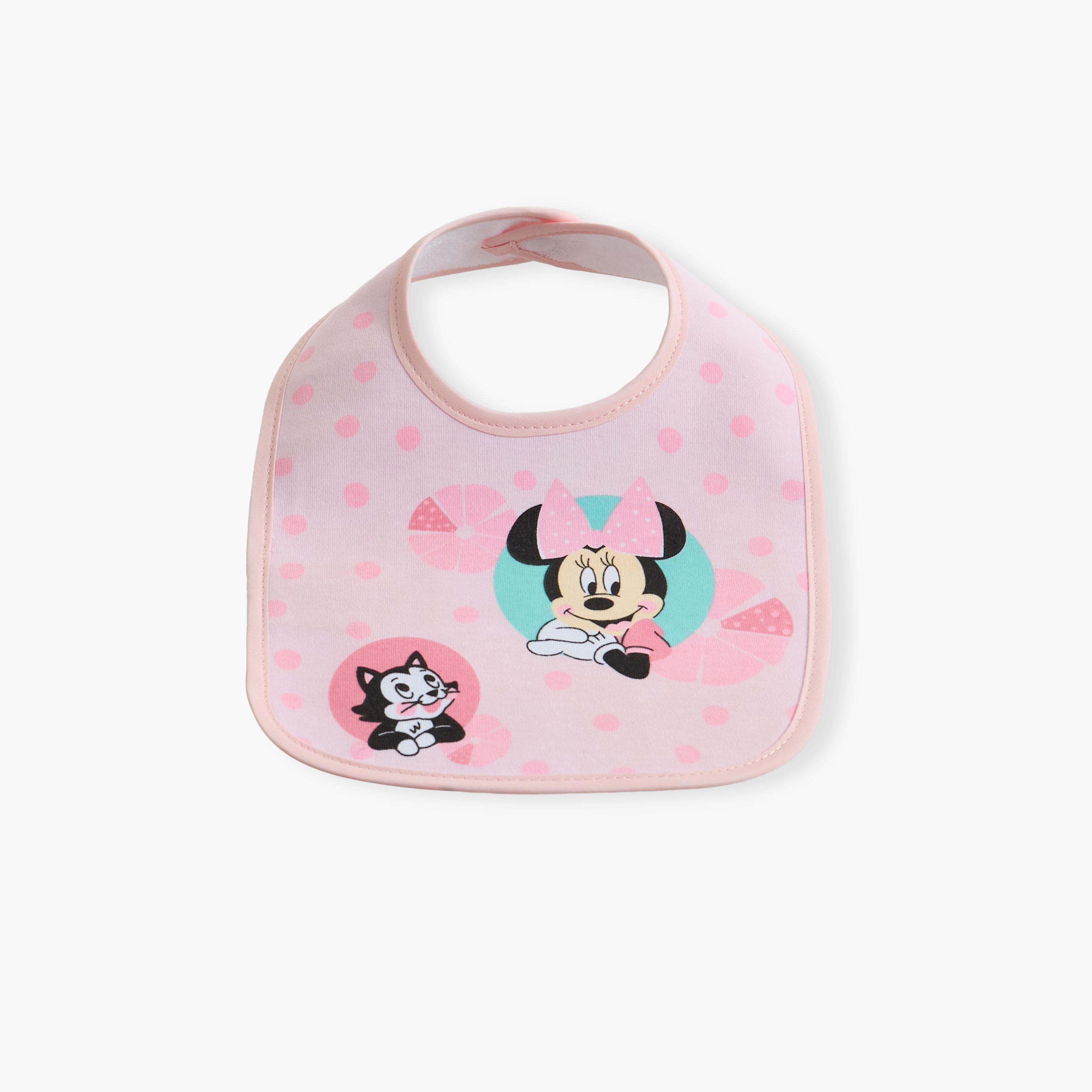 مرايل بطبعات ميني ماوس وأزرار إغلاق من ديزني - طقم 6 قطع-baby-feeding-bibs-image-3