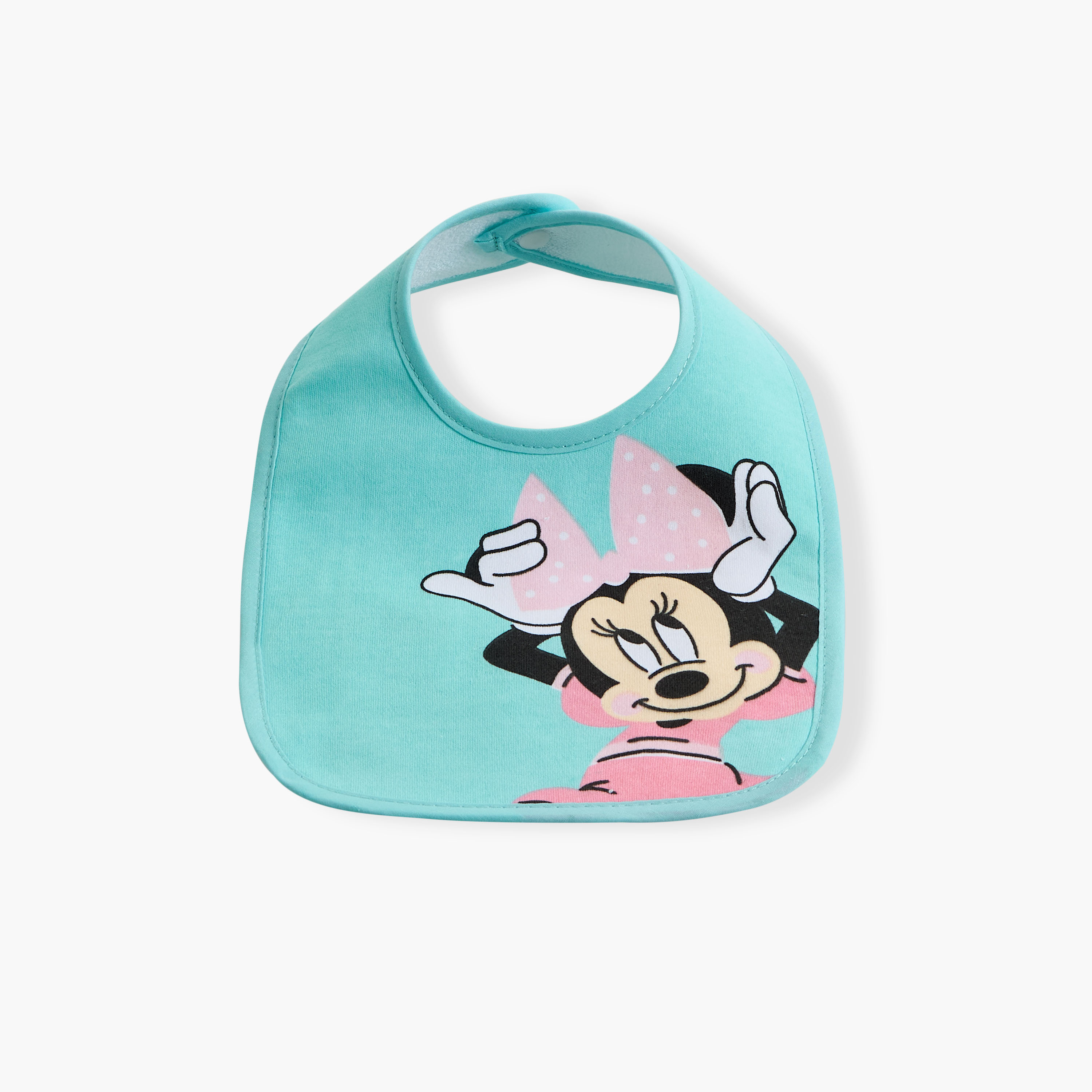 مرايل بطبعات ميني ماوس وأزرار إغلاق من ديزني - طقم 6 قطع-baby-feeding-bibs-image-4