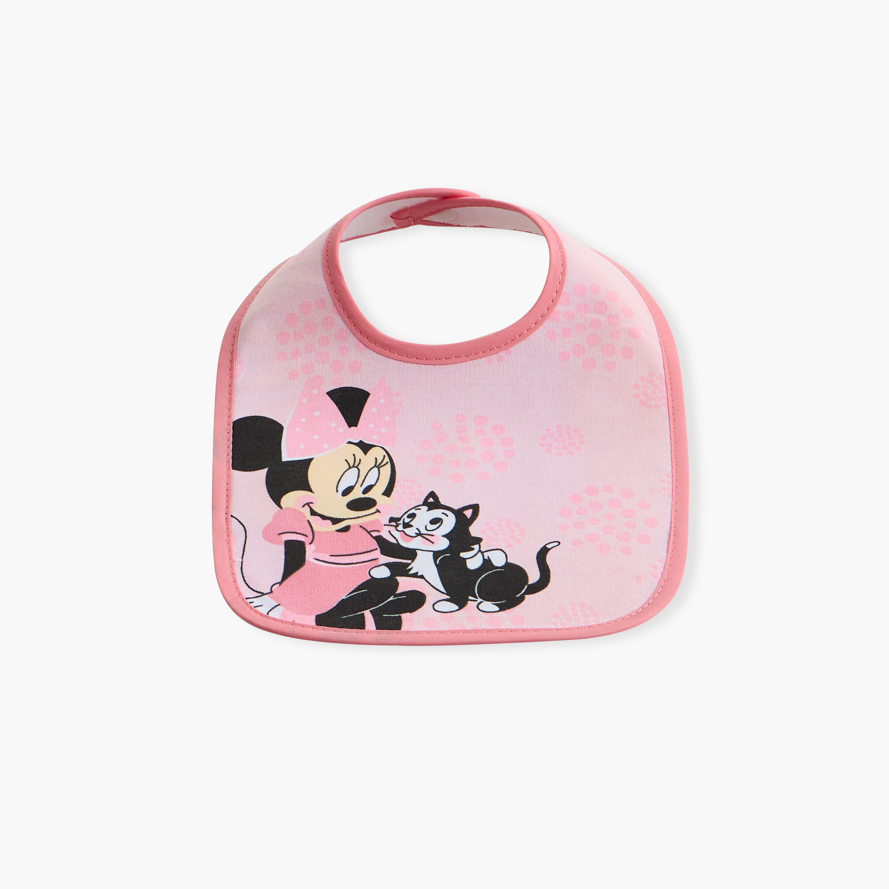 مرايل بطبعات ميني ماوس وأزرار إغلاق من ديزني - طقم 6 قطع-baby-feeding-bibs-image-5