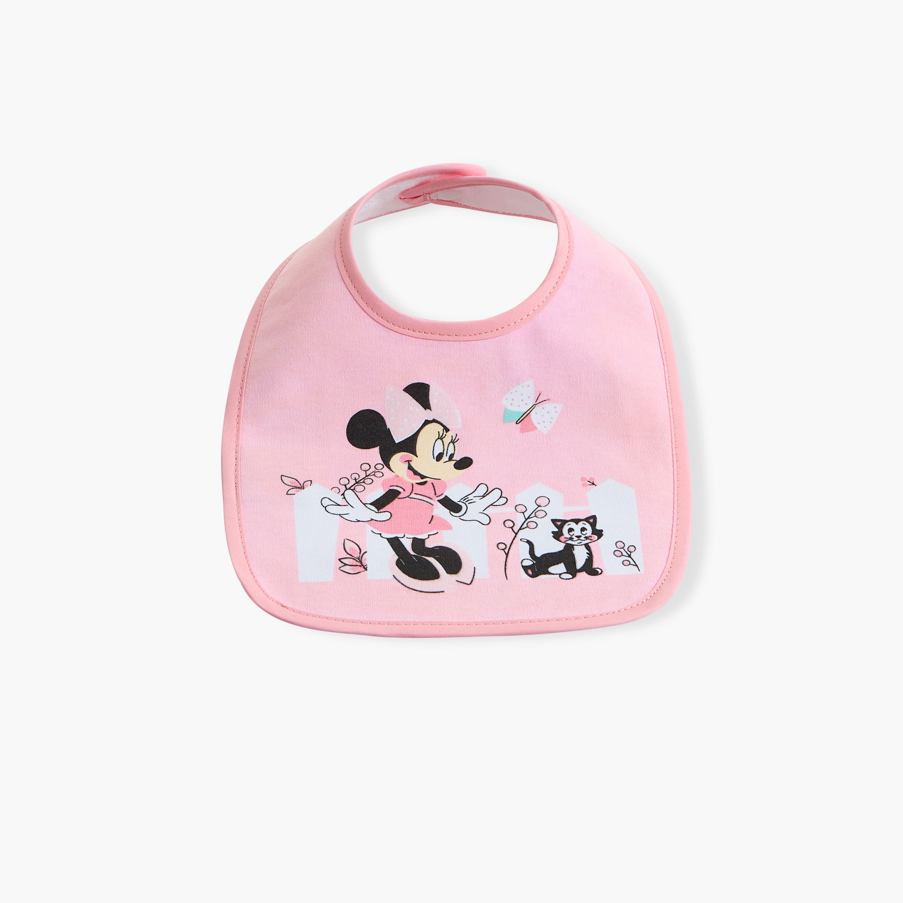 مرايل بطبعات ميني ماوس وأزرار إغلاق من ديزني - طقم 6 قطع-baby-feeding-bibs-image-6